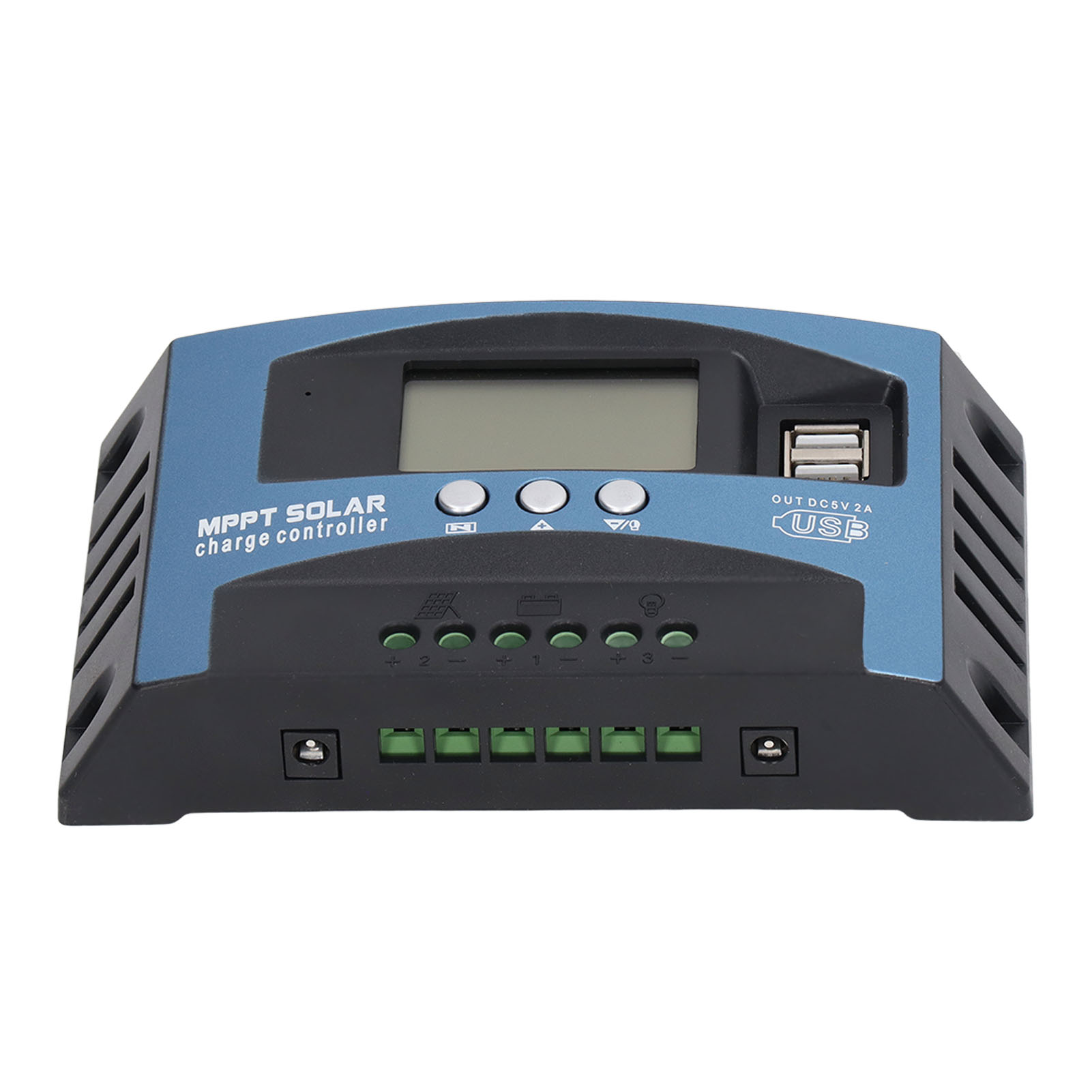 60a 12v/24v Mppt-solarladeregler Mit Dualem Spannungsregler, Lcd-bildschirm Und Mehrfachen Schutzfunktionen