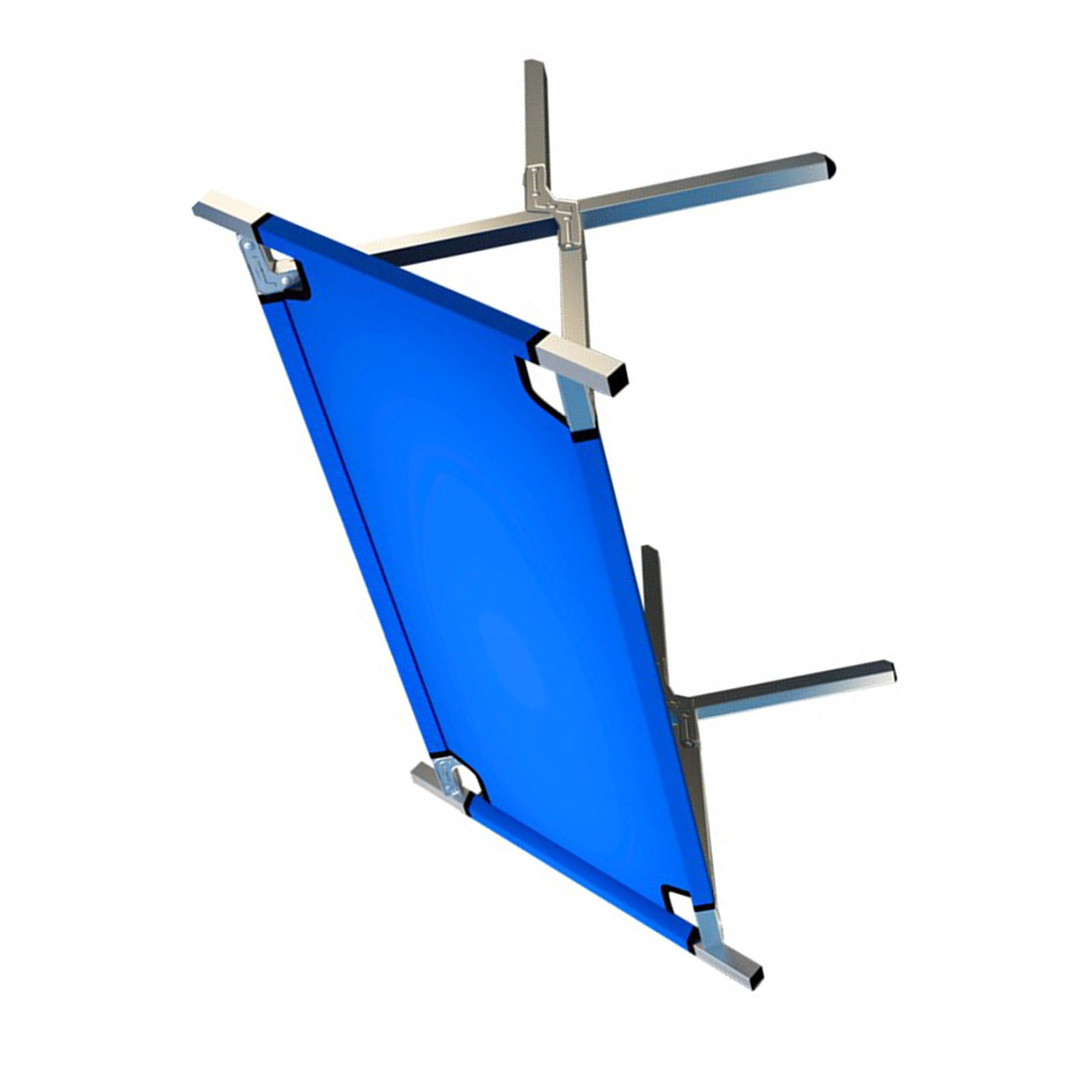 80 Cm Großer, Blauer, Verstärkter Metall-klapptisch Für Den Außenbereich, Höhenverstellbar, Mobil Und Tragbar, Für Aussteller Im Außenbereich, Die Schmuck Und Ohrringe Verkaufen