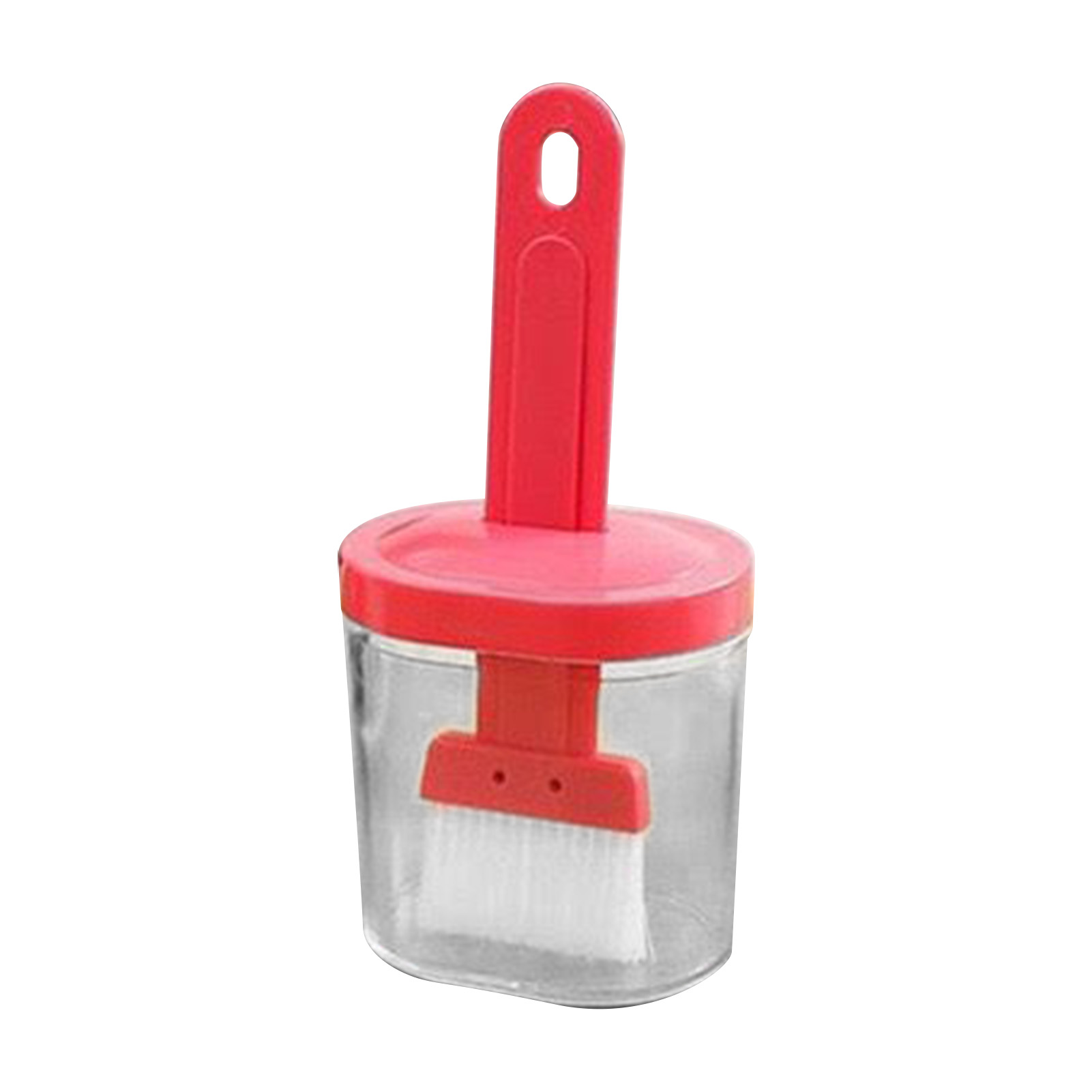 Integrierter Silikon-ölpinsel, Olivenölspender Mit Silikonpinsel Zum Kochen, Backen, Grillen Und Marinieren, Rosa.