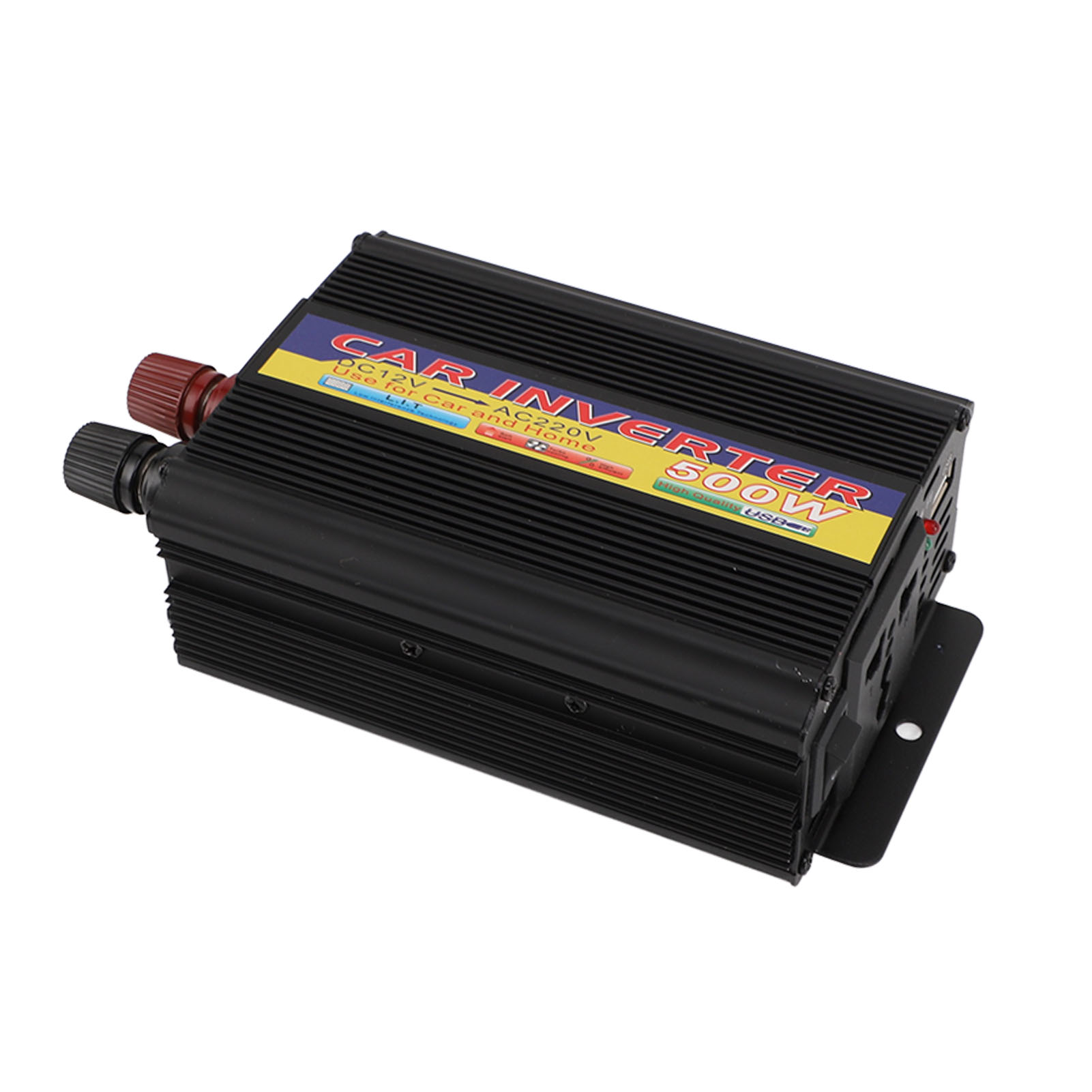 500-w-kfz-wechselrichter (12 V Dc Auf 110 V/220 V Ac) Mit Kontrollleuchte, Taste, Inselnetzschutz Und Temperaturschutz