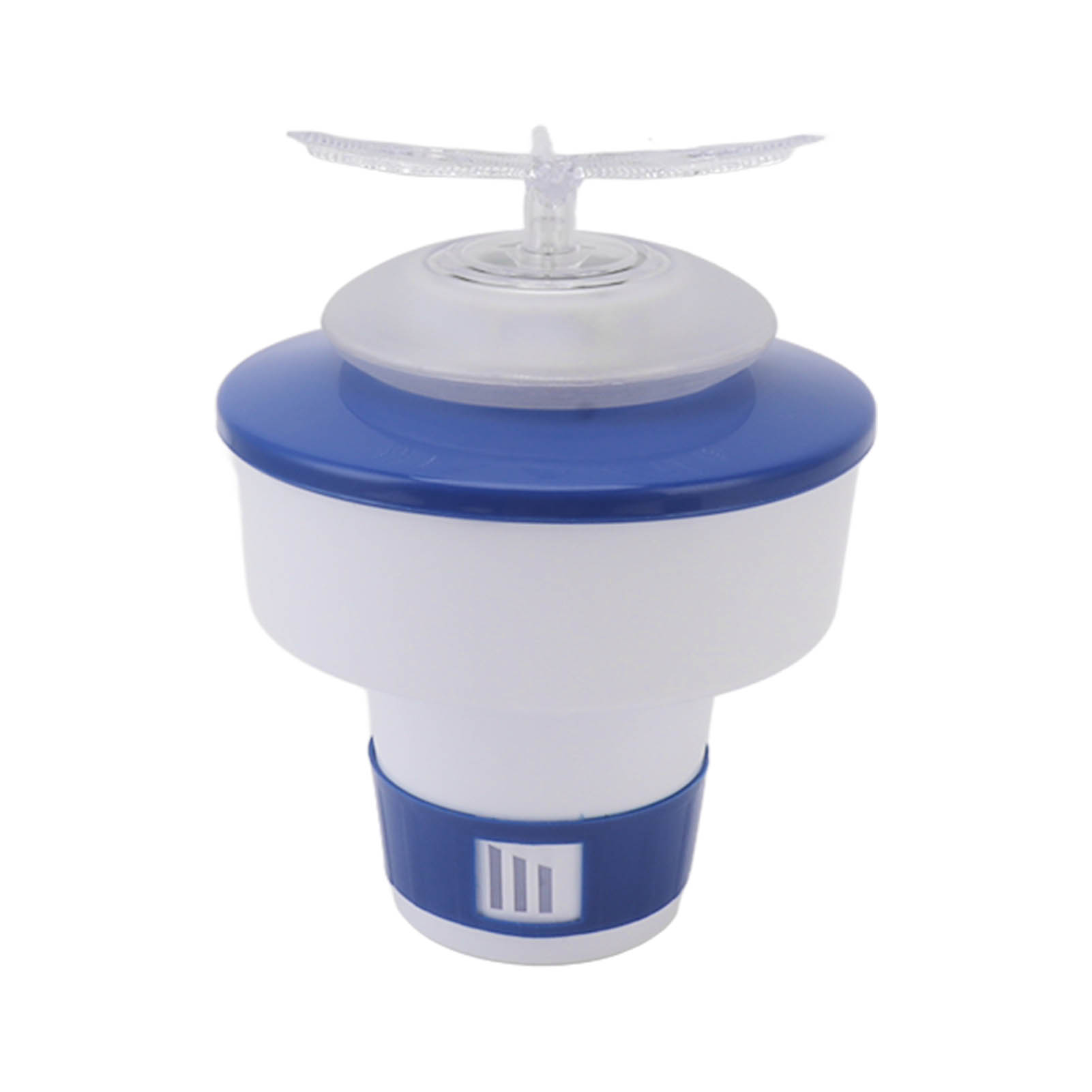 Mini-schwimm-chemikalienspender, Verstellbar, Kunststoff, 600 Mah, Schwimmender Chlorspender Für Spa, Whirlpool, Kleinen Pool, Libellenlampe