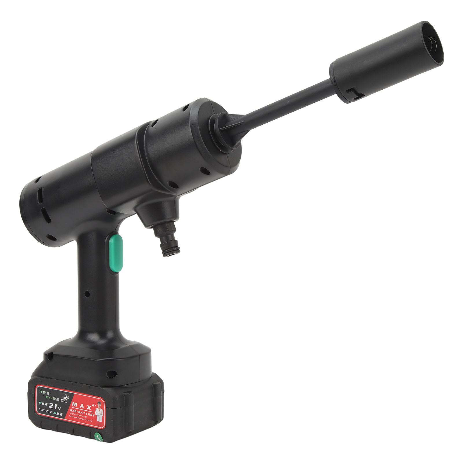 Akku-hochdruckreiniger, 2,4 Gpm, Tragbar, Vielseitig Einsetzbar, Mit 12000-mah-akku, Eu-stecker (100–240 V), Schwarz, Für Auto Und Garten
