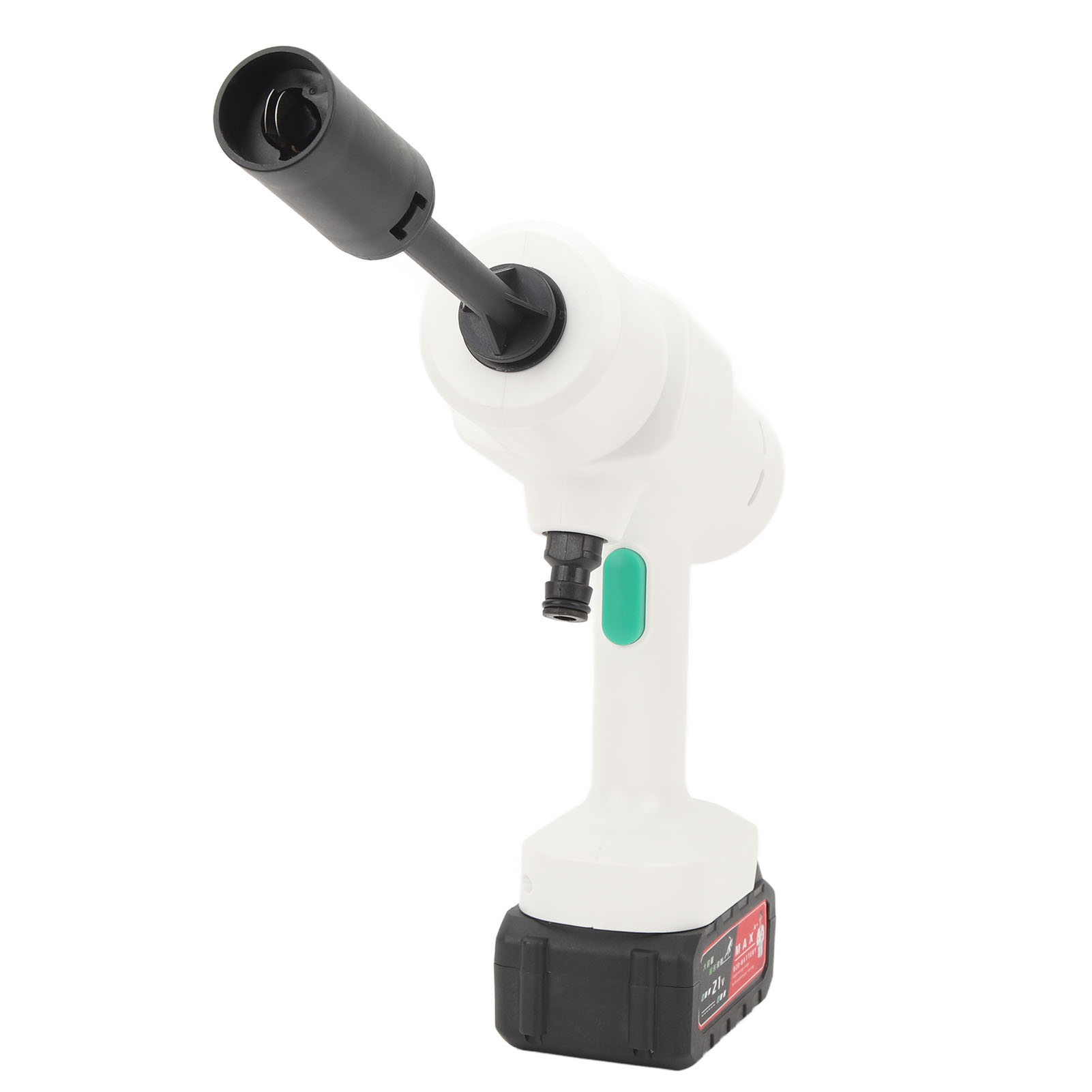 Akku-hochdruckreiniger, 2,4 Gpm, Tragbar, Vielseitig Einsetzbar, Mit 12000-mah-akku, Eu-stecker (100–240 V), Weiß, Für Auto Und Garten