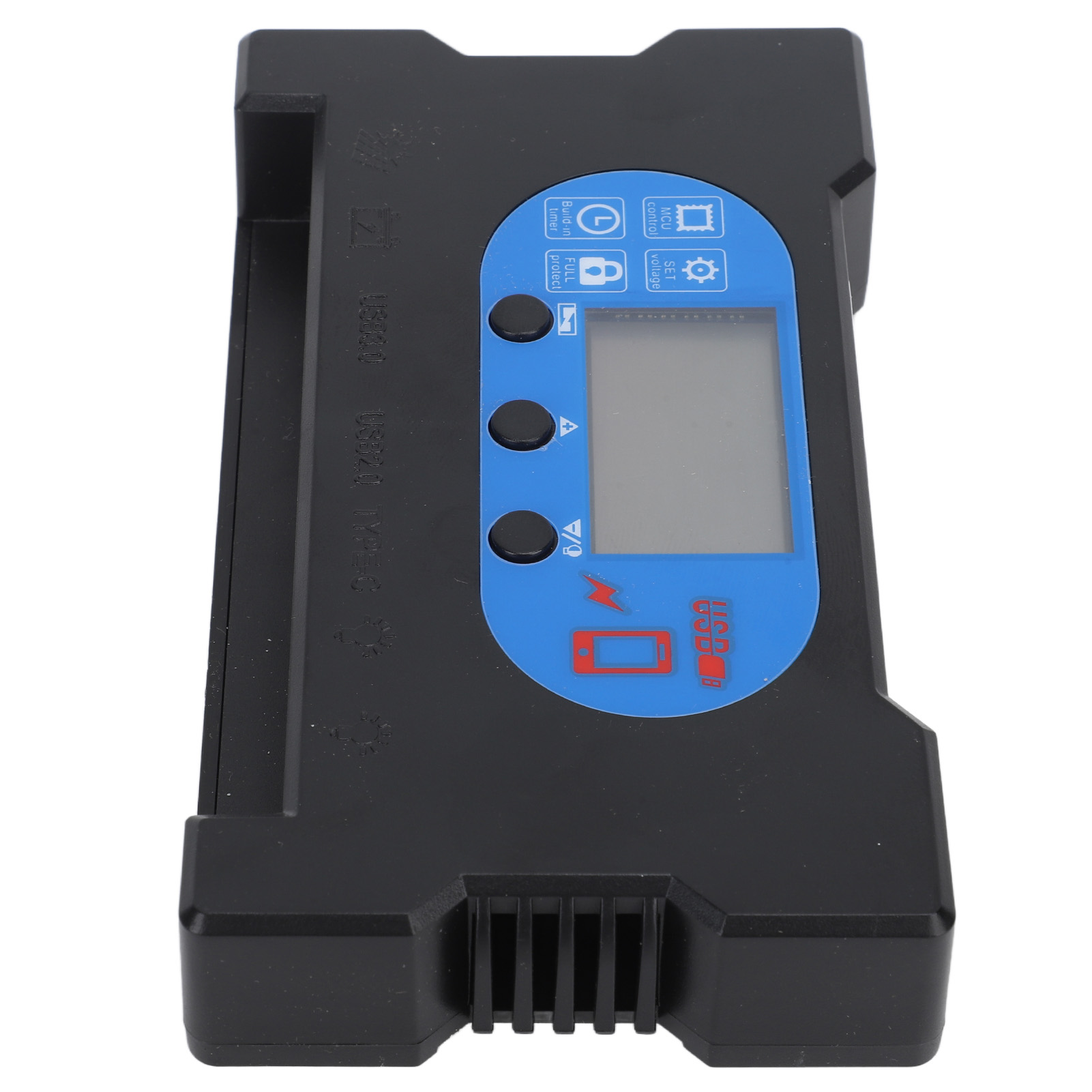 40a Dual Usb Typ-c Schnelllade-solarladeregler, Solarmodulregler Für 12v/24v Batterie, Intelligentes Ladegerät Mit Usb-c Ausgängen, Eingebautem Schutz, Für Photovoltaikanlagen.