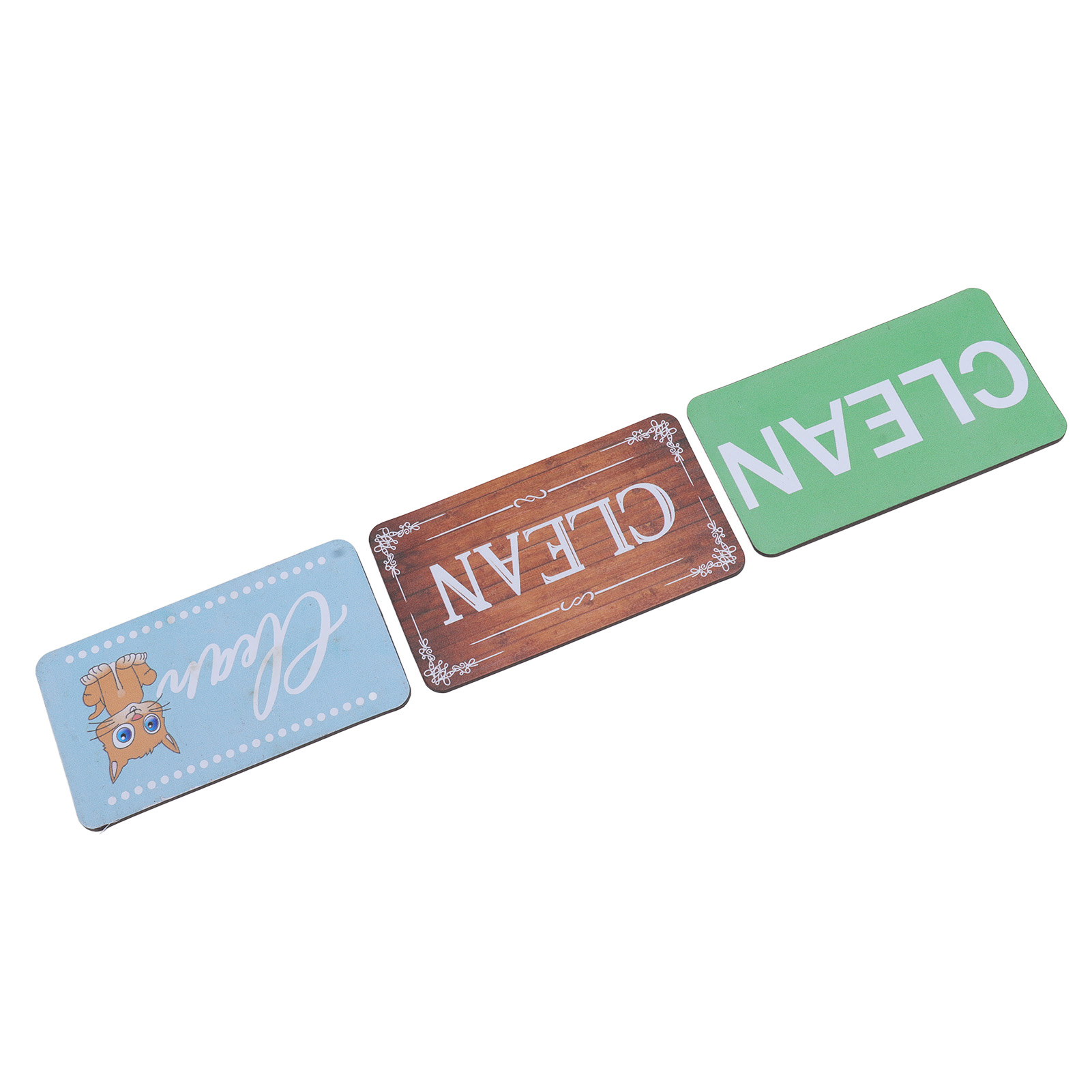 Set Mit 3 Doppelseitigen Geschirrspülermagneten (sauber/schmutzig) – Diy-kühlschrank-küchendeko-kombination
