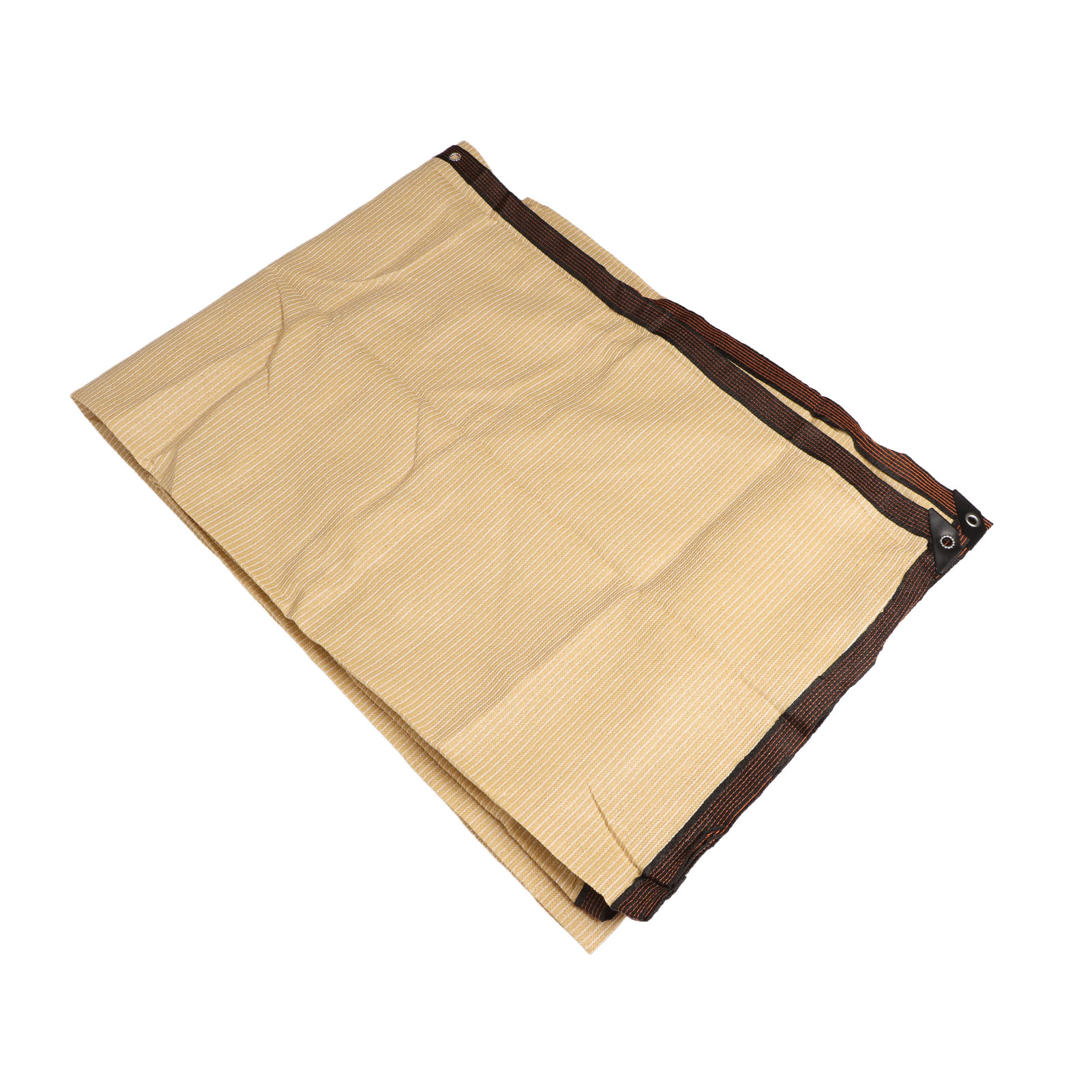 Verstärktes, Blickdichtes Pe-sonnensegel Mit Uv-schutz, Rechteckiger Sonnenschutz Für Terrasse, Garten, Rasen, Balkon, Beige.