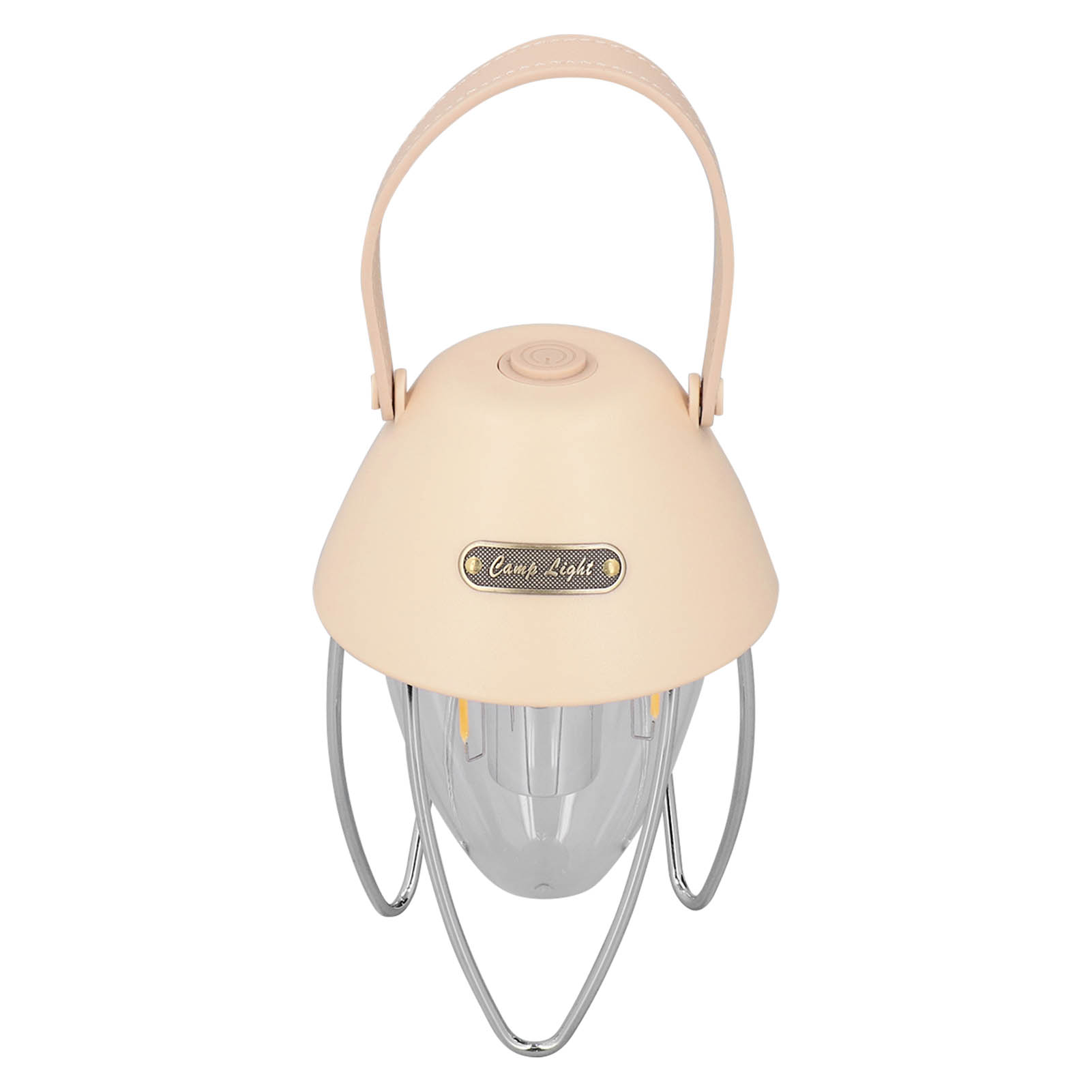 Wiederaufladbare Led-campinglampe, 3 Leuchtmodi, Hängelampe Für Den Außenbereich, Tragbare Zeltlampe, Cremefarben