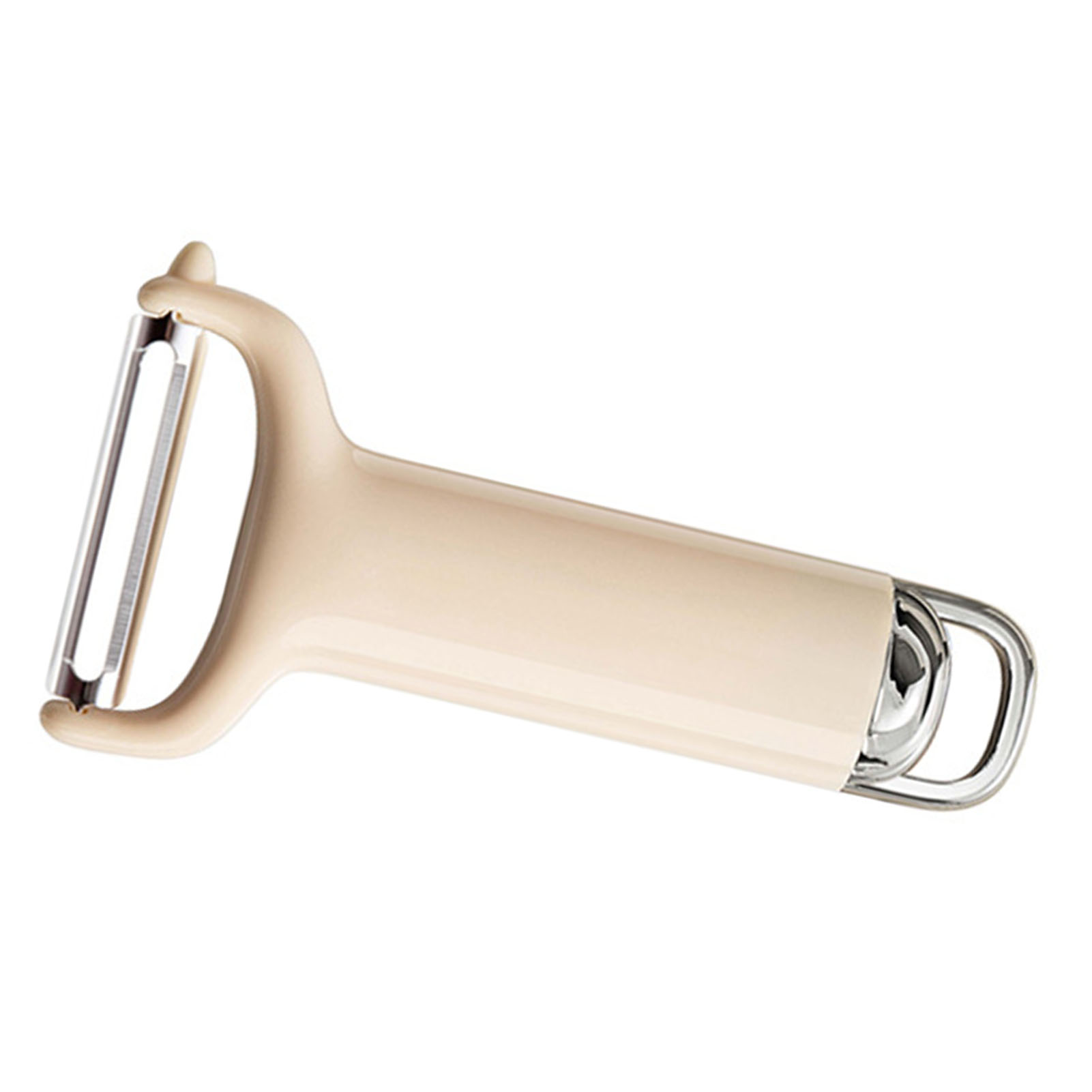Multifunktionaler, Praktischer Und Langlebiger Gemüseschäler Aus Edelstahl Für Die Küche, Beige Farbe, Effizientes Küchenutensil Für Zuhause