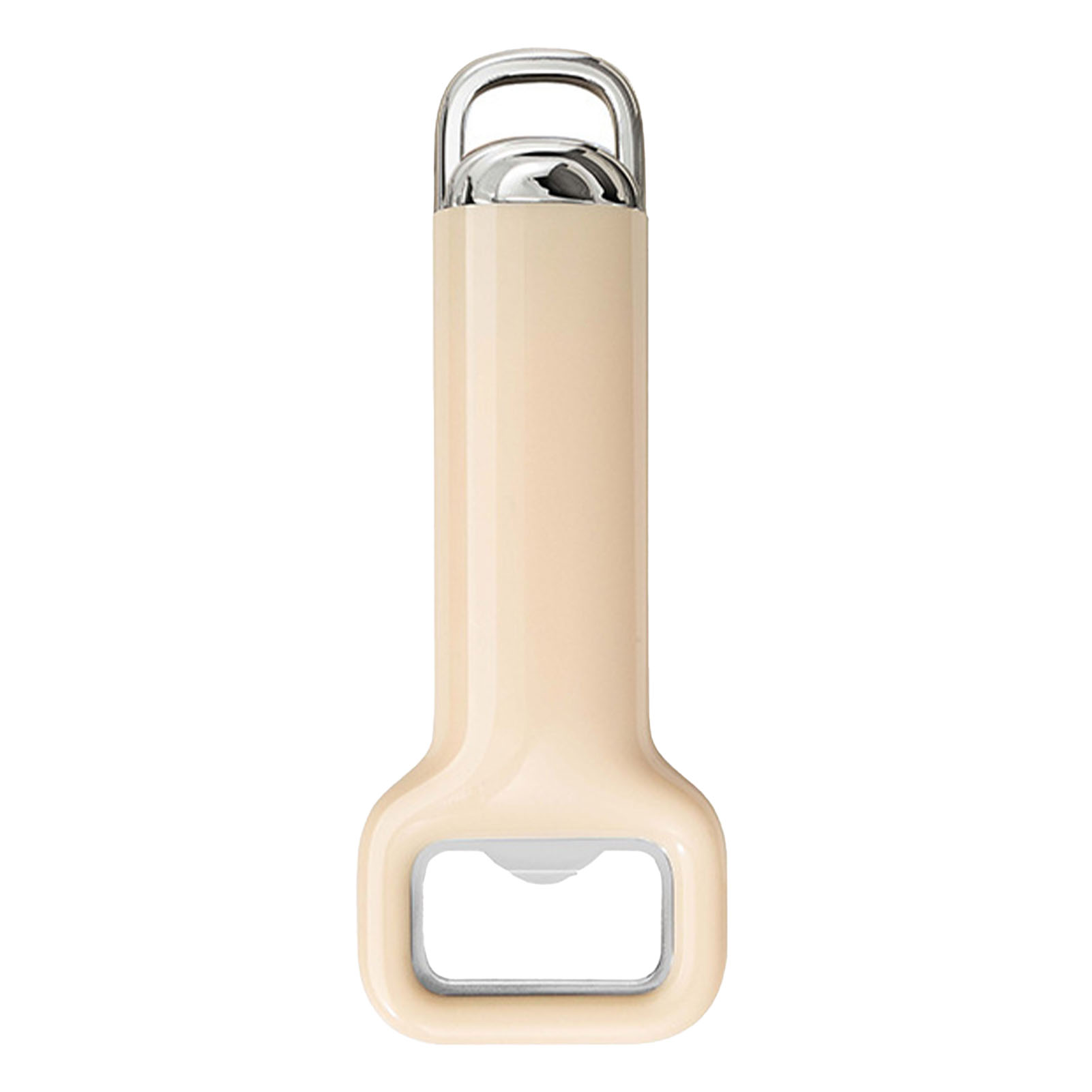 Robuster, Flacher Flaschenöffner Aus Edelstahl, Tragbar Mit Aufhängeöse, Bierflaschenöffner Für Barkeeper, Küche, Bar Und Restaurant, Beige