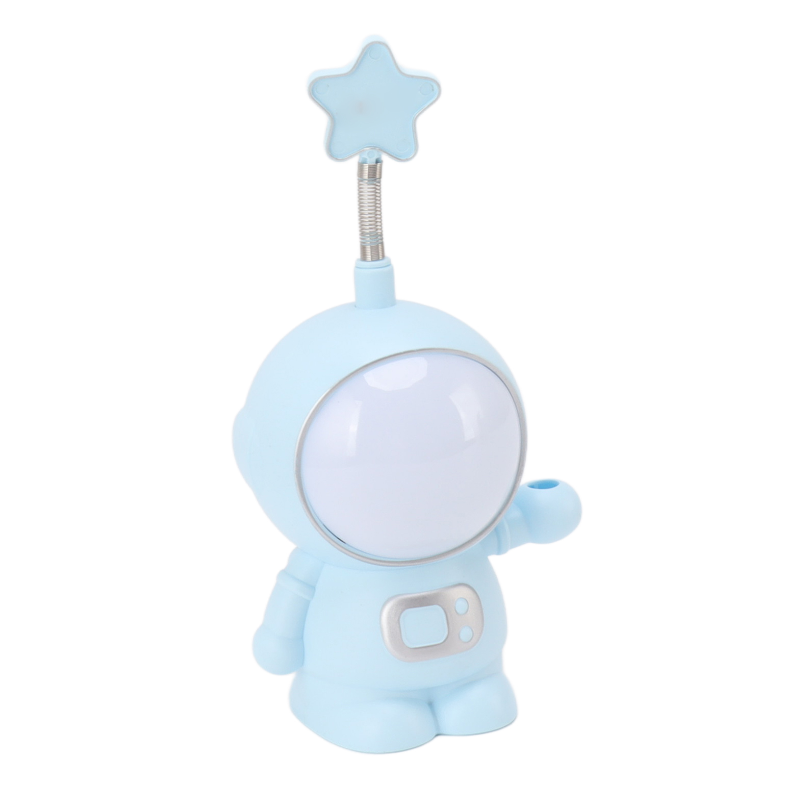 3w 5v Usb-led-astronautenlampe, Beleuchteter Bleistiftspitzer, Blaue Heimdekoration, Integriertes Ladegerät