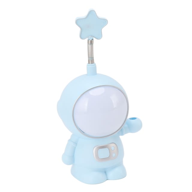 3w 5v Usb-led-astronautenlampe, Beleuchteter Bleistiftspitzer, Blaue Heimdekoration, Integriertes Ladegerät