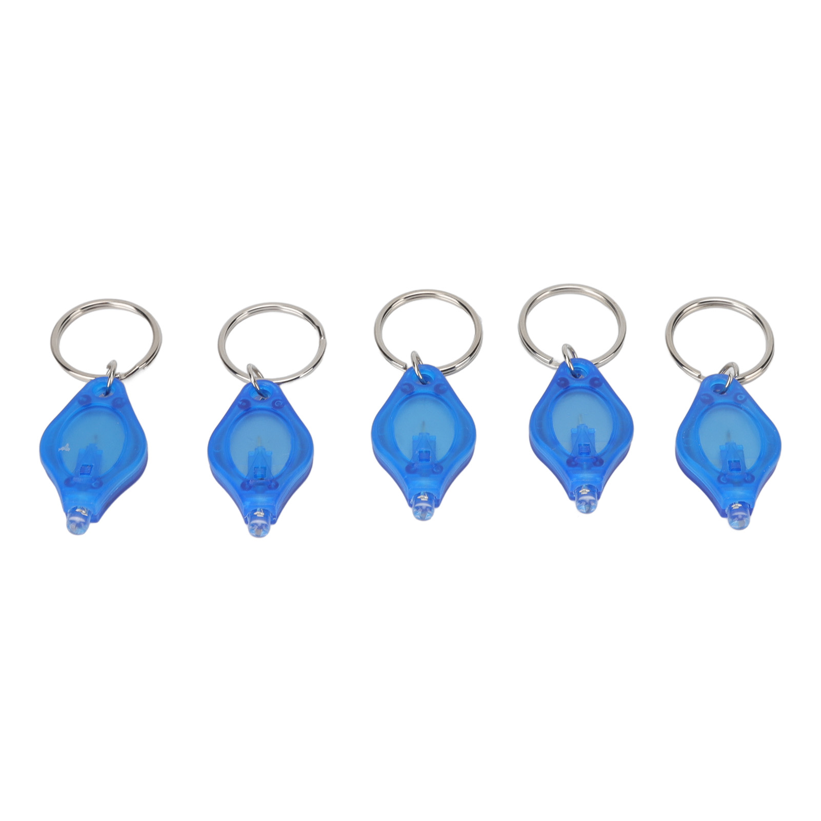 Set Mit 5 Mini-led-ringlampen, Tragbare Taschenlampe Zur Schmucksuche, Blaues Licht