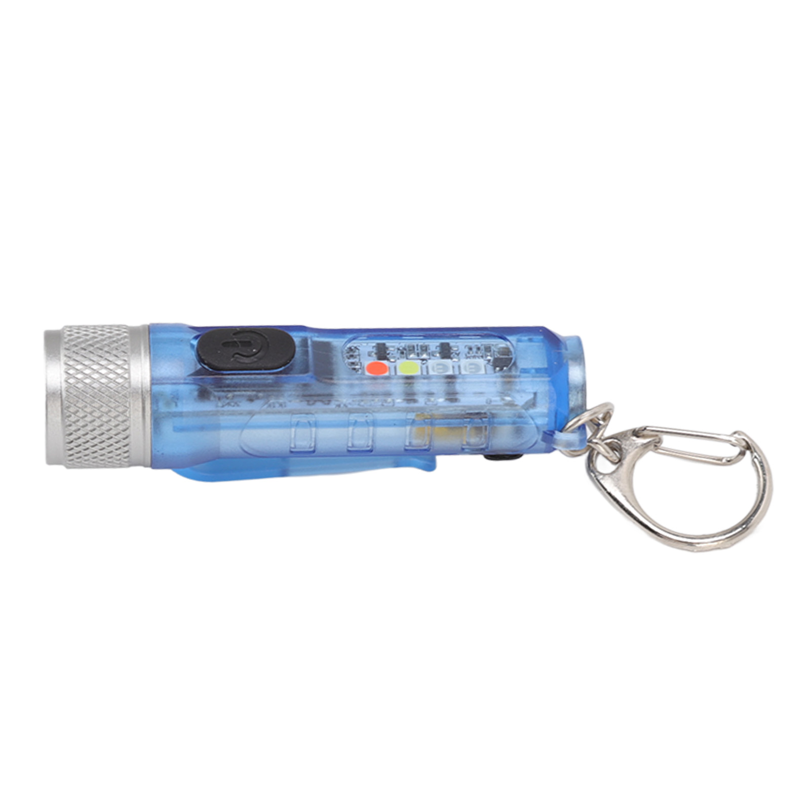Schlüsselanhänger-led-taschenlampe Mit Ultraheller Leuchtkraft, Großer Reichweite, Usb-aufladbar, Mini-outdoor-taschenlampe M300, Blau, Nicht Fluoreszierend
