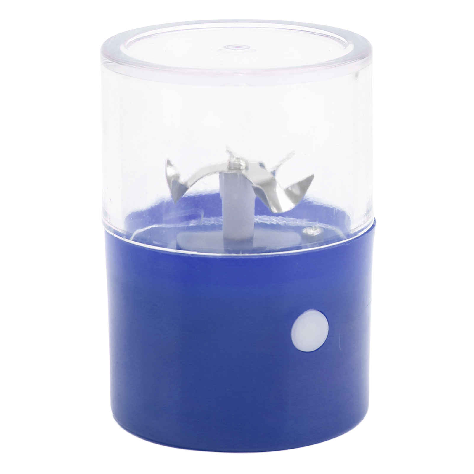 Tragbare Elektrische Gewürzmühle, Edelstahlklinge, Usb-aufladbare Kräutermühle, Blau, Zerkleinerer Für Gewürze Und Kräuter