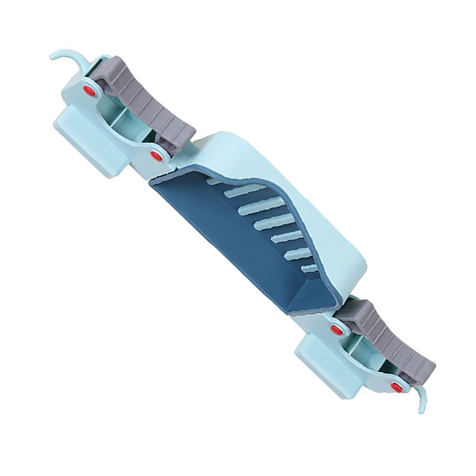 3-in-1 Besen- Und Mopphalter-set, Wandhalterung Für Besen Und Bürste, Badhaken, Seifenschale Und Abtropfgestell, Küche Und Wc, Blau, Einheitsgröße