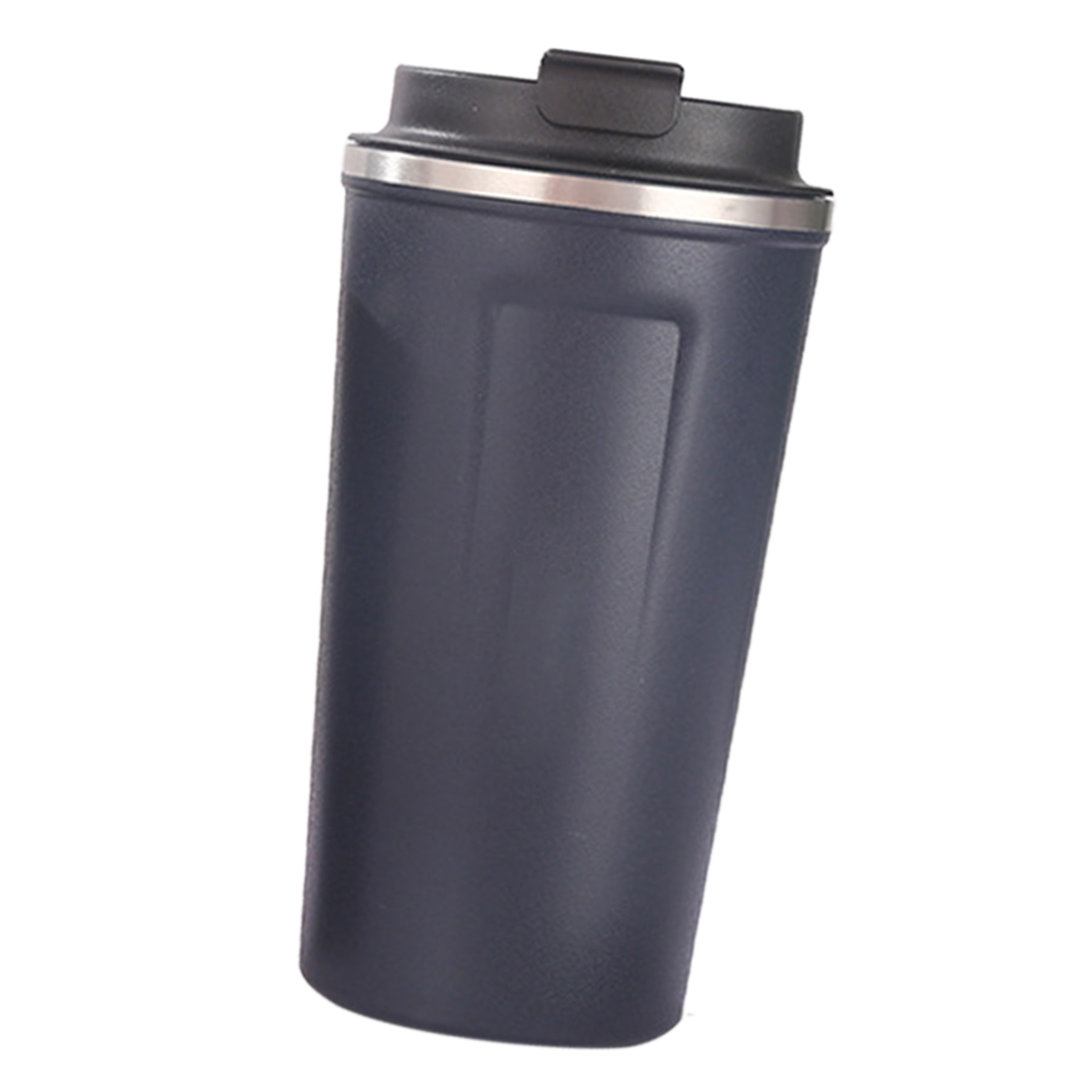 Isolierter Becher Aus Edelstahl 304 Mit Sicherheitsbeschichtung Und Verriegelungsmechanismus, Großes Fassungsvermögen, Tragbarer Kaffeebecher Mit Deckel, Blau, 510 Ml