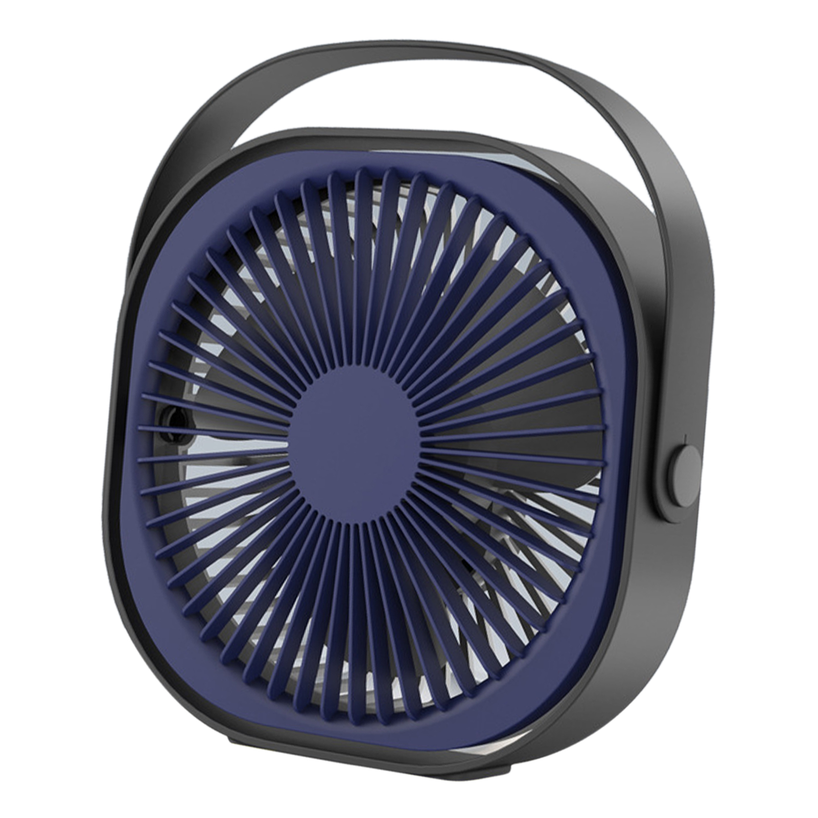 15 Cm (6 Zoll) Leiser Tischventilator, Mini-tragbarer, Usb-aufladbarer Ventilator, Für Zuhause Und Büro, Blau