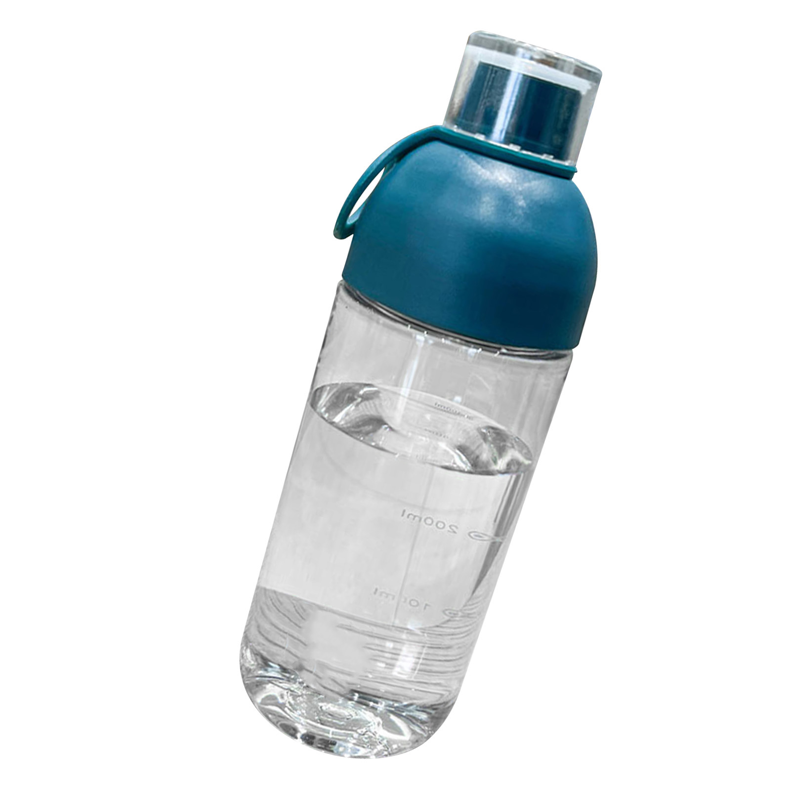 Hitzebeständiger Pc-becher, Tragbarer Becher Mit Skala Und Filter, Wasserflasche Für Zu Hause Und Unterwegs, Blau, Bpa-frei