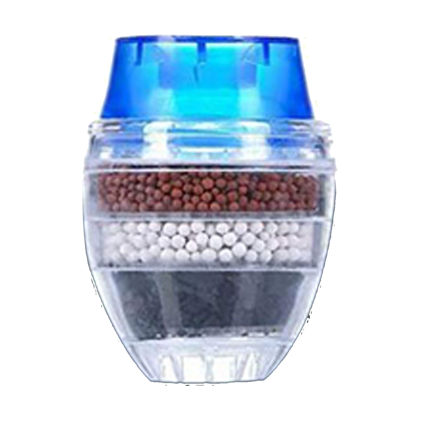 Mischbatterie Mit Blauem Wasserfilter, Mehrschichtiger Wassersparkartusche, Hocheffizientem Filtersystem, Einfacher Installation, Für Küche Und Bad