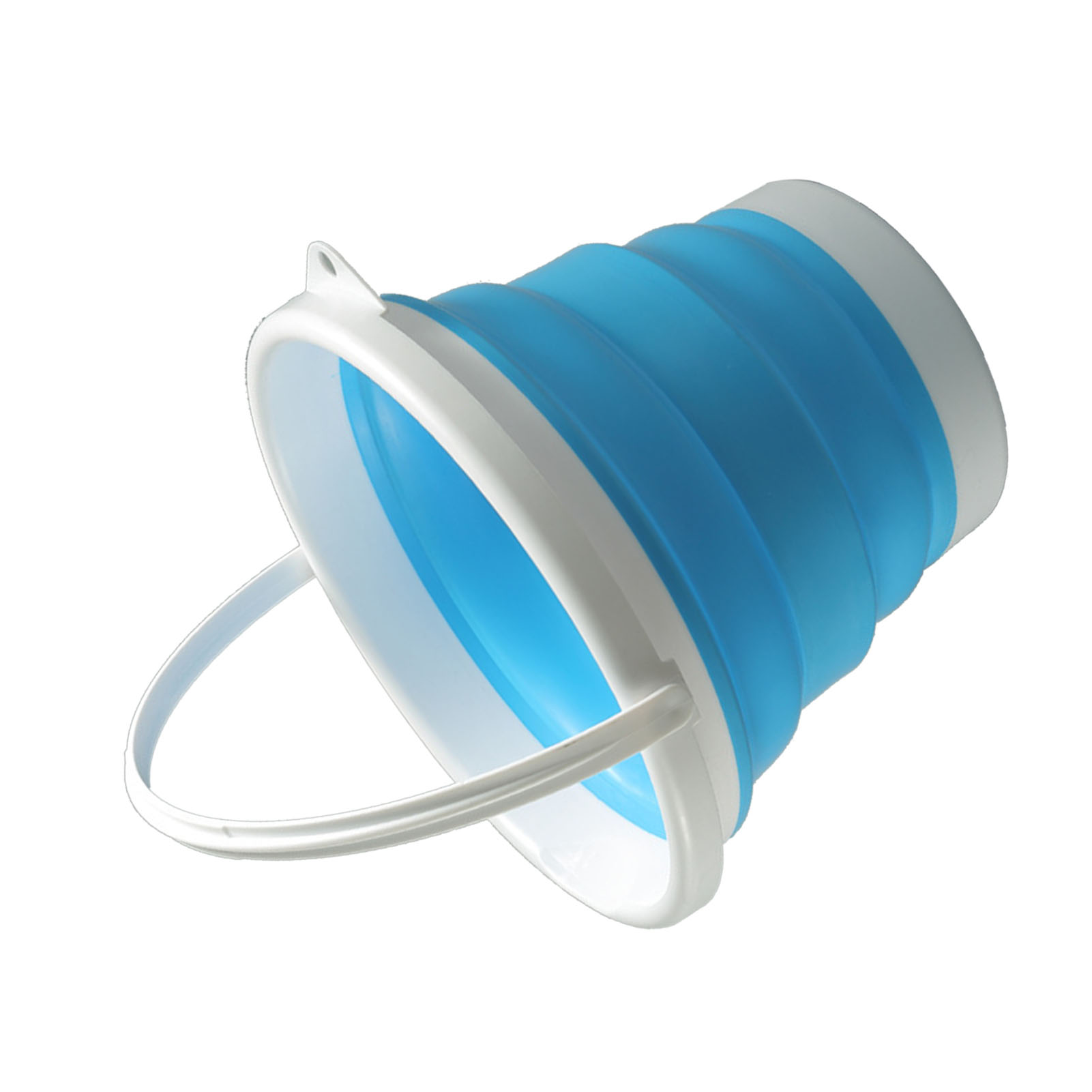10-liter-falteimer, Robustes Tpr/pp-material, Tragbar, Blau, Für Autowäsche, Gartenarbeit, Camping, Angeln, Vielseitig Einsetzbar