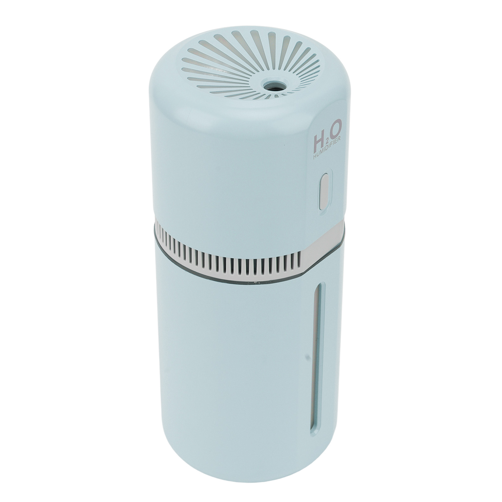 Mini-auto-luftbefeuchter 180 Ml, Tragbar, Kaltnebel, Usb-aufladbar, Mit Farbigem Nachtlicht (blau)