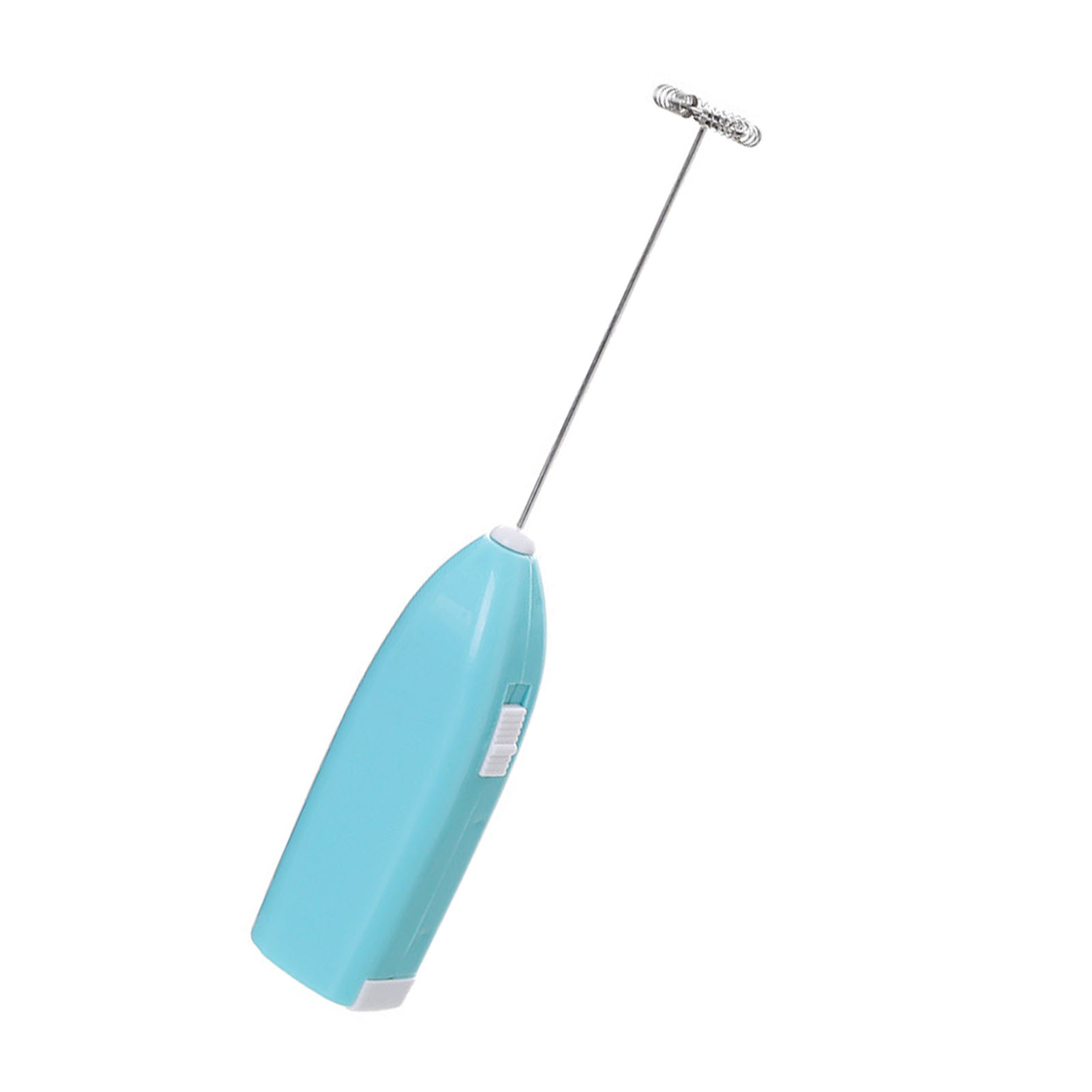 Tragbarer Elektrischer Milchaufschäumer, Schneebesen Zum Backen, Mini-sahnerührer, Getränkemixer, Blauer Handmixer