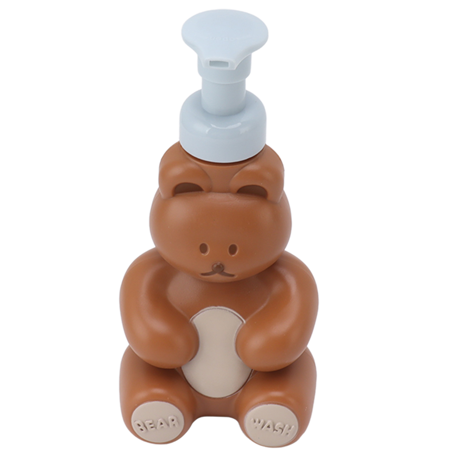 Leere Pumpflasche Für Flüssigseife, Shampoo, Spülung, Duschgel, Bärenform, Braun, Kleine Größe
