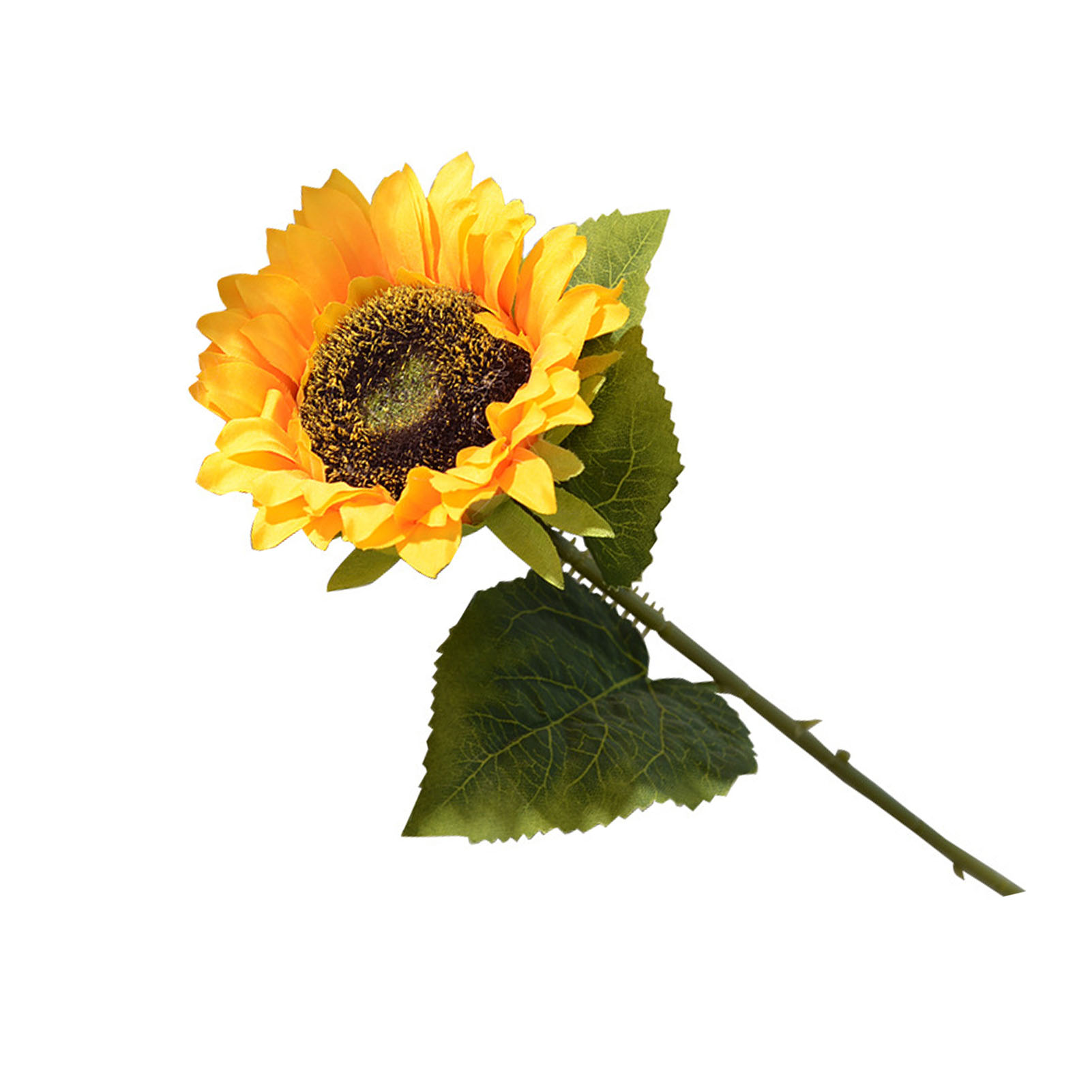 Künstliche Seidensonnenblume Im Landhausstil, Nachgebildete Gelbe Blume Für Die Innen- Und Außendekoration