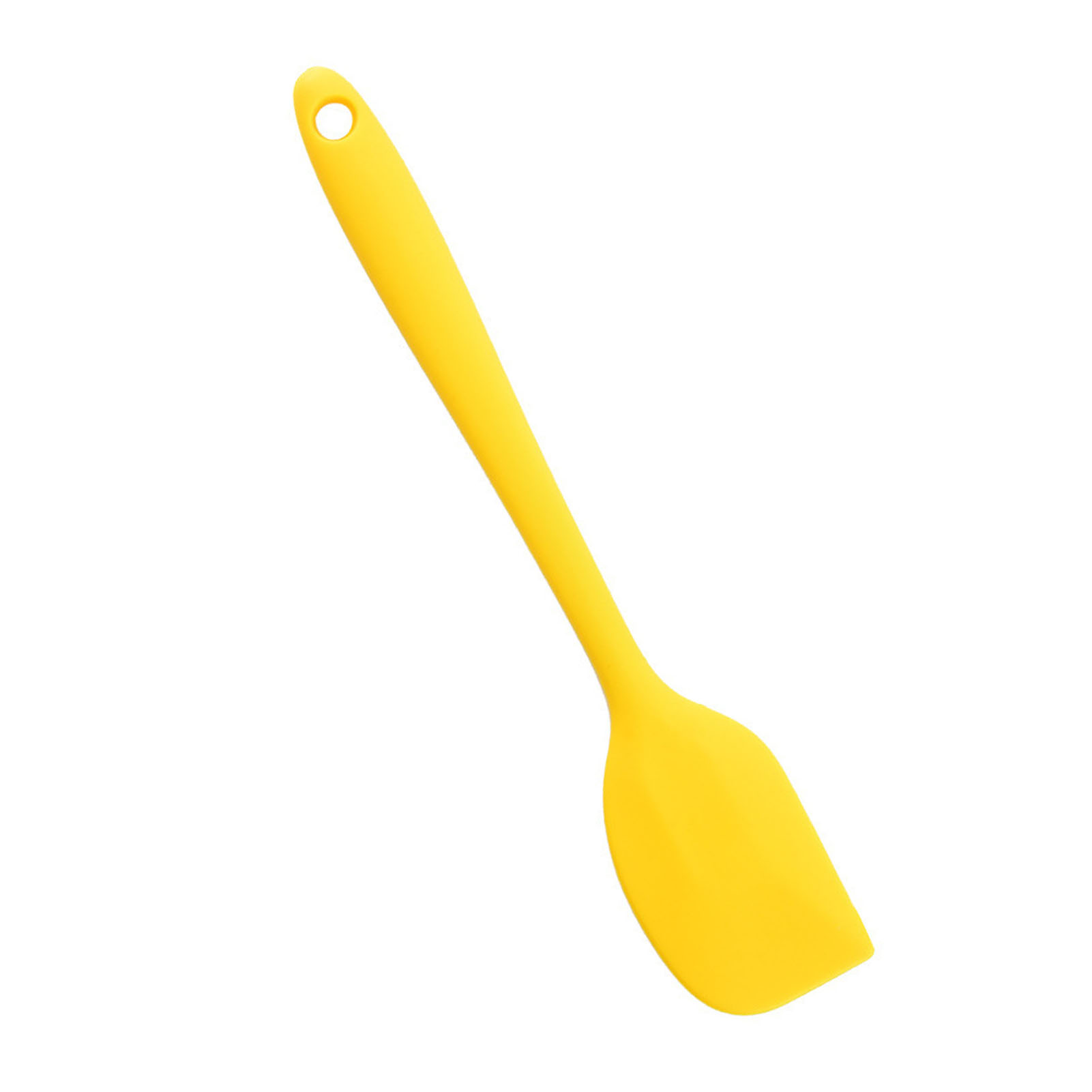 Hitzebeständiger, Lebensmittelechter Silikonspatel, Antihaftbeschichtetes Küchenutensil Zum Kochen Und Backen, Gelb, 1 Stück, Geeignet Für Pfannen Und Formen