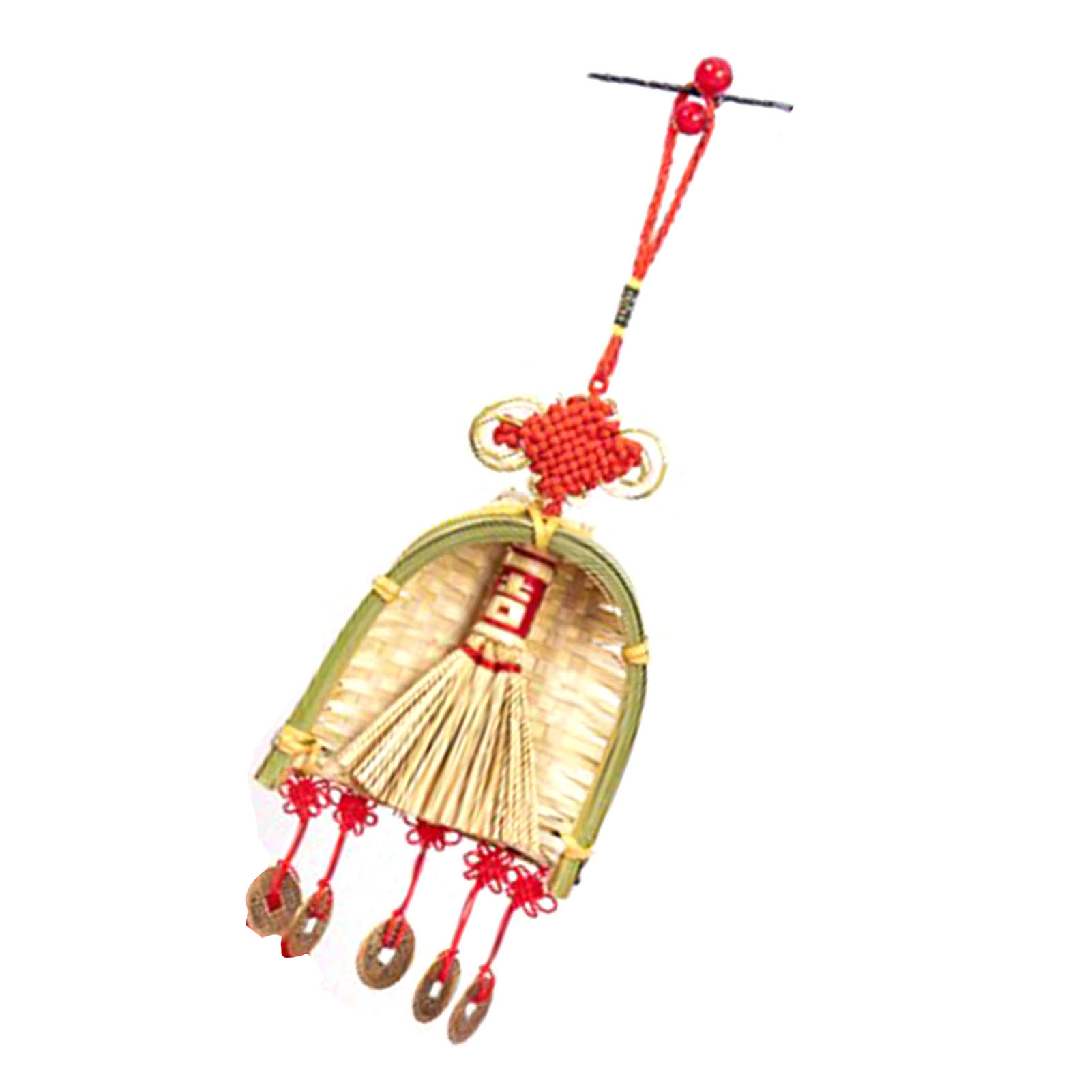 Miniatur-glücksbesen Mit Kehrschaufel, Dekorativer Anhänger Zum Chinesischen Neujahr, Hängender Fransenschmuck, Handgefertigte Heimdekoration