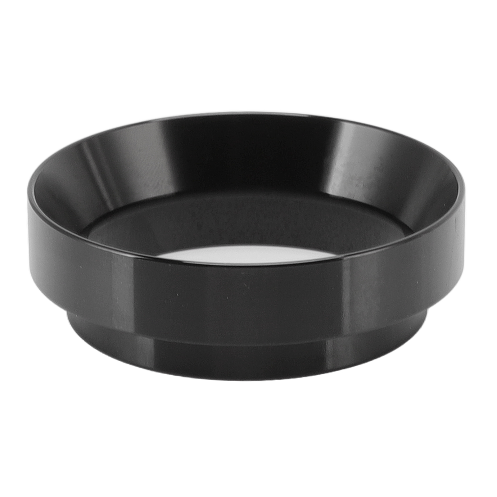 58-mm-kaffeedosiertrichter, Magnetischer Dosierring Aus Italienischer Aluminiumlegierung Für Gemahlenen Kaffee, Ideal Für Cafés, Betriebe Und Den Heimgebrauch (schwarz).