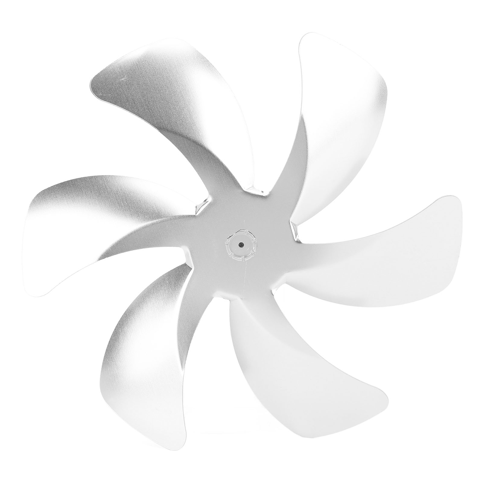 Ofenventilatorflügel Aus Aluminium, 6 Flügel, Verbesserte Warmluftzirkulation, Ersatz Für Kaminventilatoren, Silberfarben