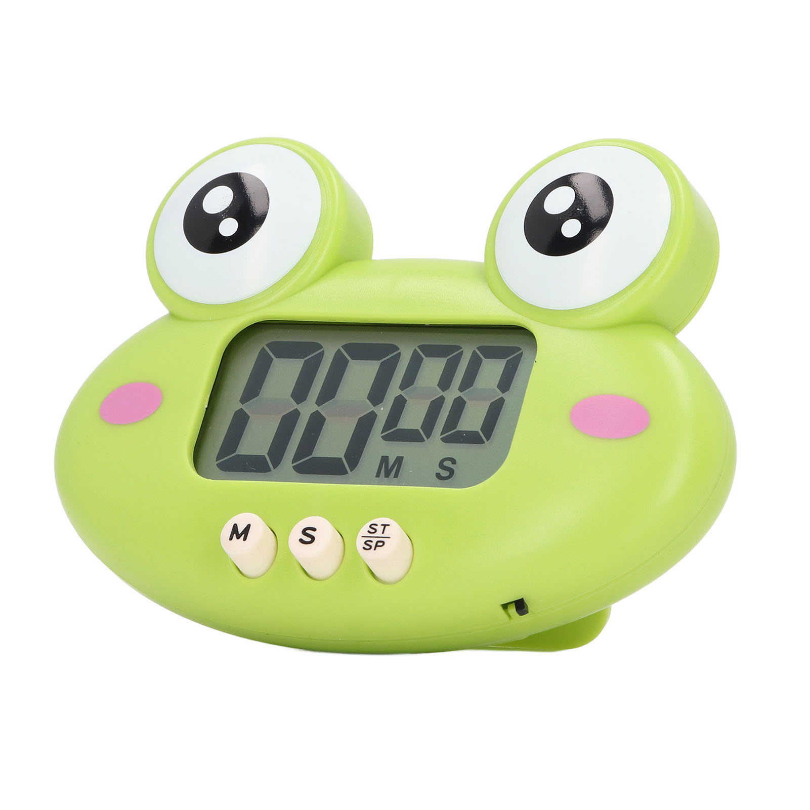 Digitaler Timer Von Green Frog, Leichter, Tragbarer Küchentimer Aus Abs-kunststoff, Einfach Zu Bedienen, Niedliche Stoppuhr Zum Kochen, Für Kinder