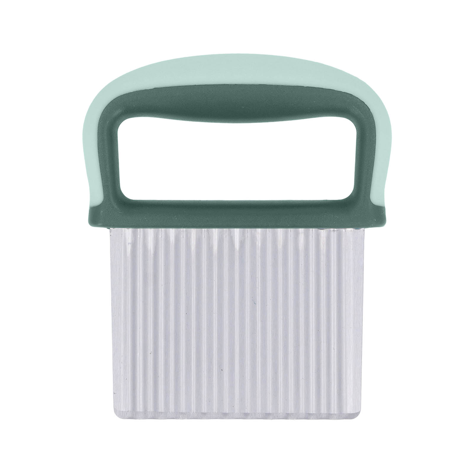 Set Mit 2 Gewellten Gemüseschneidern Aus Edelstahl, Ideal Für Kartoffeln, Karotten Und Obst, Mit Grüner, Gezahnter Klinge, Praktisches Küchenutensil