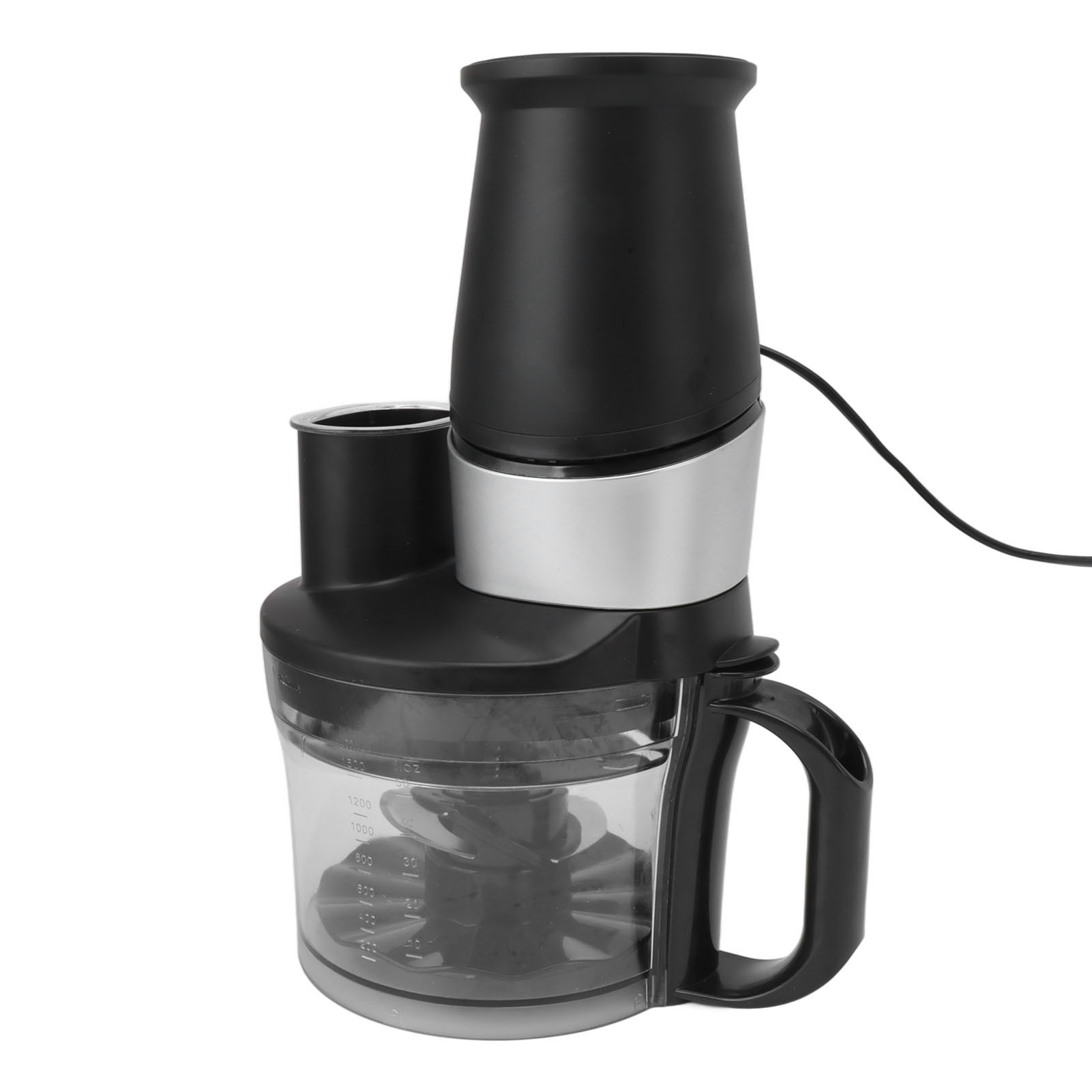 10-in-1-standmixer, Edelstahlklinge, Nährstoffextraktor, Manuelle Zitruspresse, Gemüseschneider, 220-v-eu-stecker