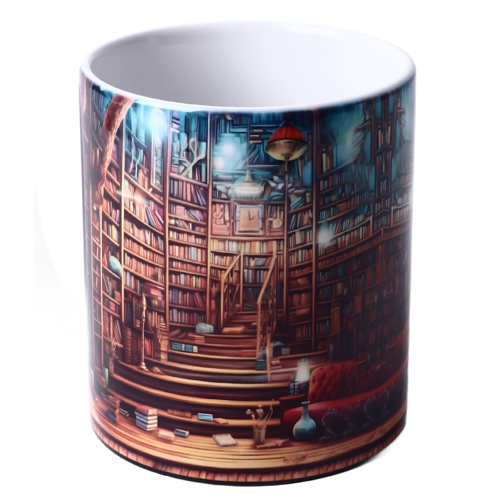 Hitzebeständiger Keramik-kaffeebecher, 3d-regalmuster, Multifunktional, Ideal Für Zuhause, Studentenwohnheim Oder Büro (typ 5).