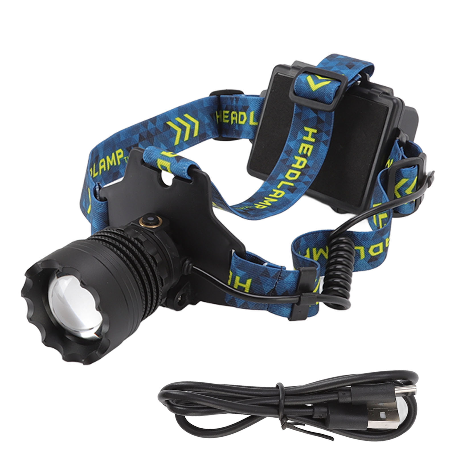 3000 Lumen Usb-stirnlampe, Wasserdicht, 90° Verstellbar, Freihändig, Wiederaufladbar, Notfall-taschenlampe Für Den Outdoor-einsatz
