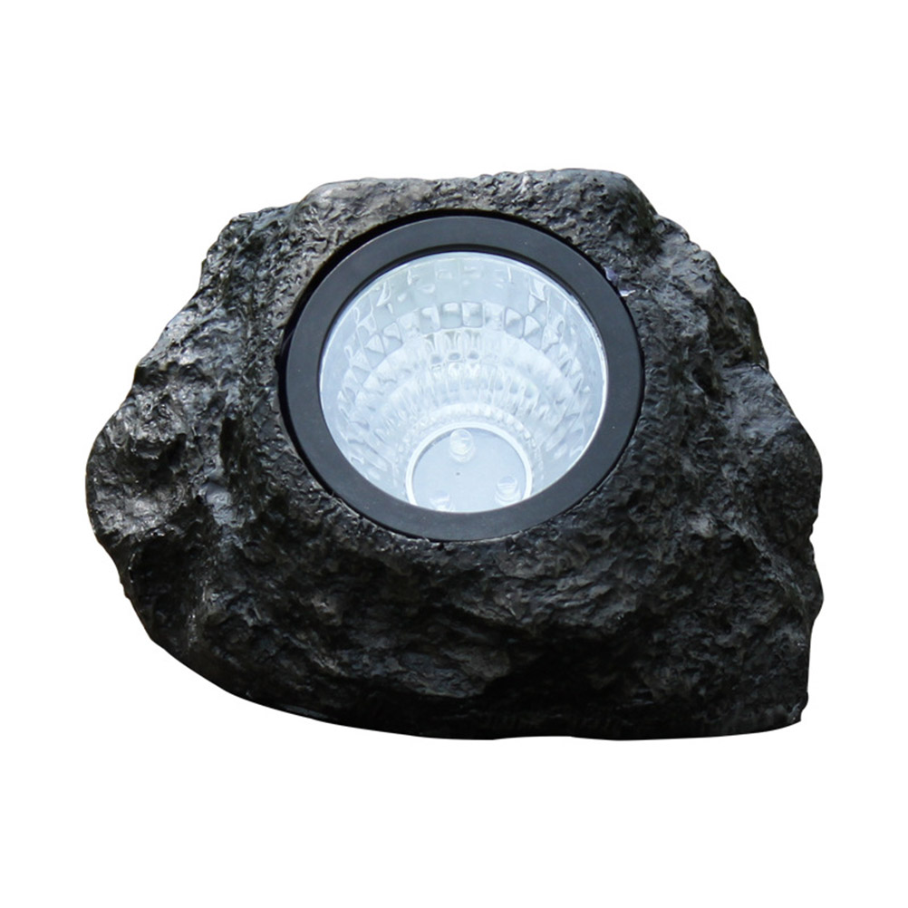 Wasserdichte, Solarbetriebene Led-gartenleuchte In Steinoptik