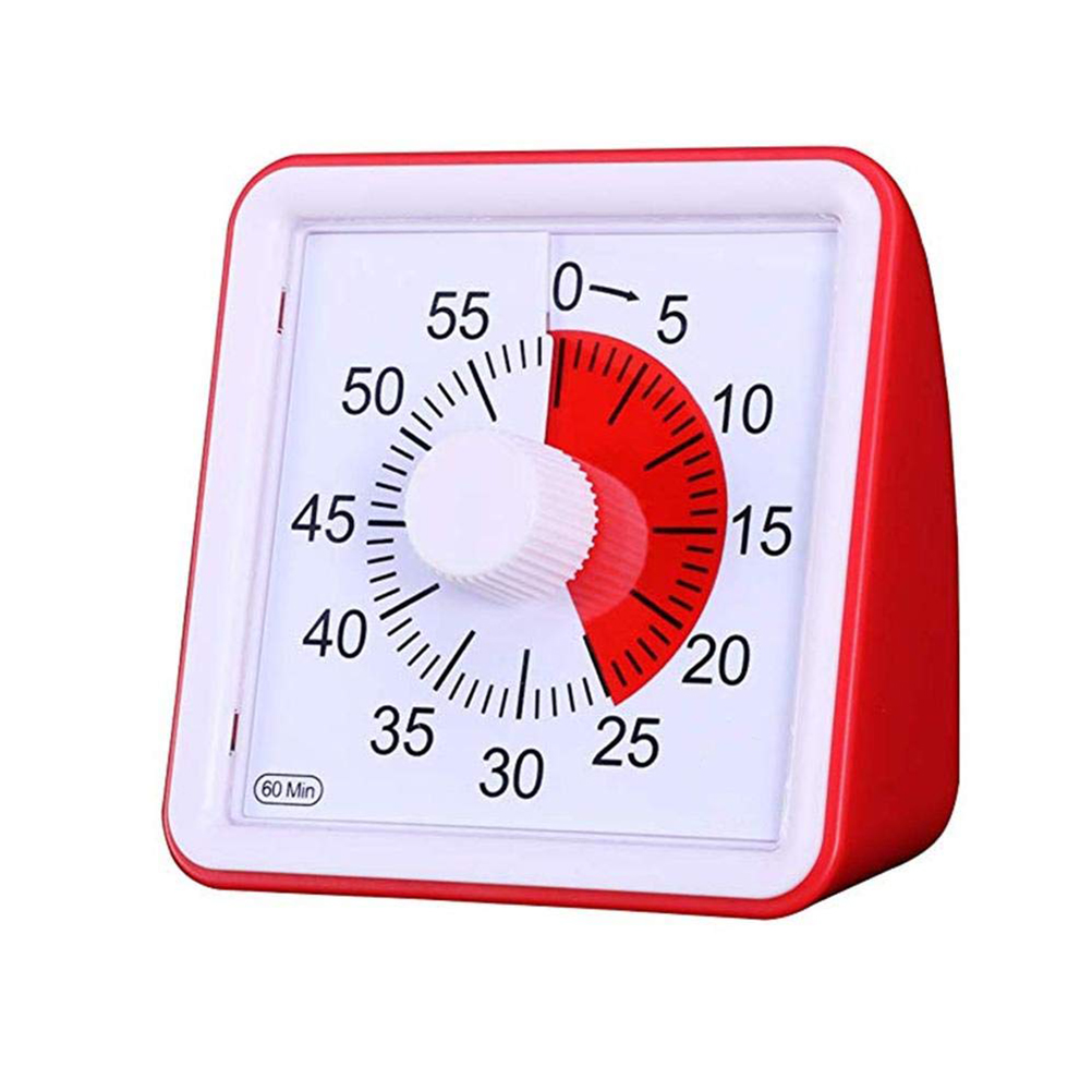 Lautloser Visueller Analoger Countdown-timer Für Klassenzimmer Oder Besprechungen: Zeitmanagement-tool Für Kinder Und Erwachsene