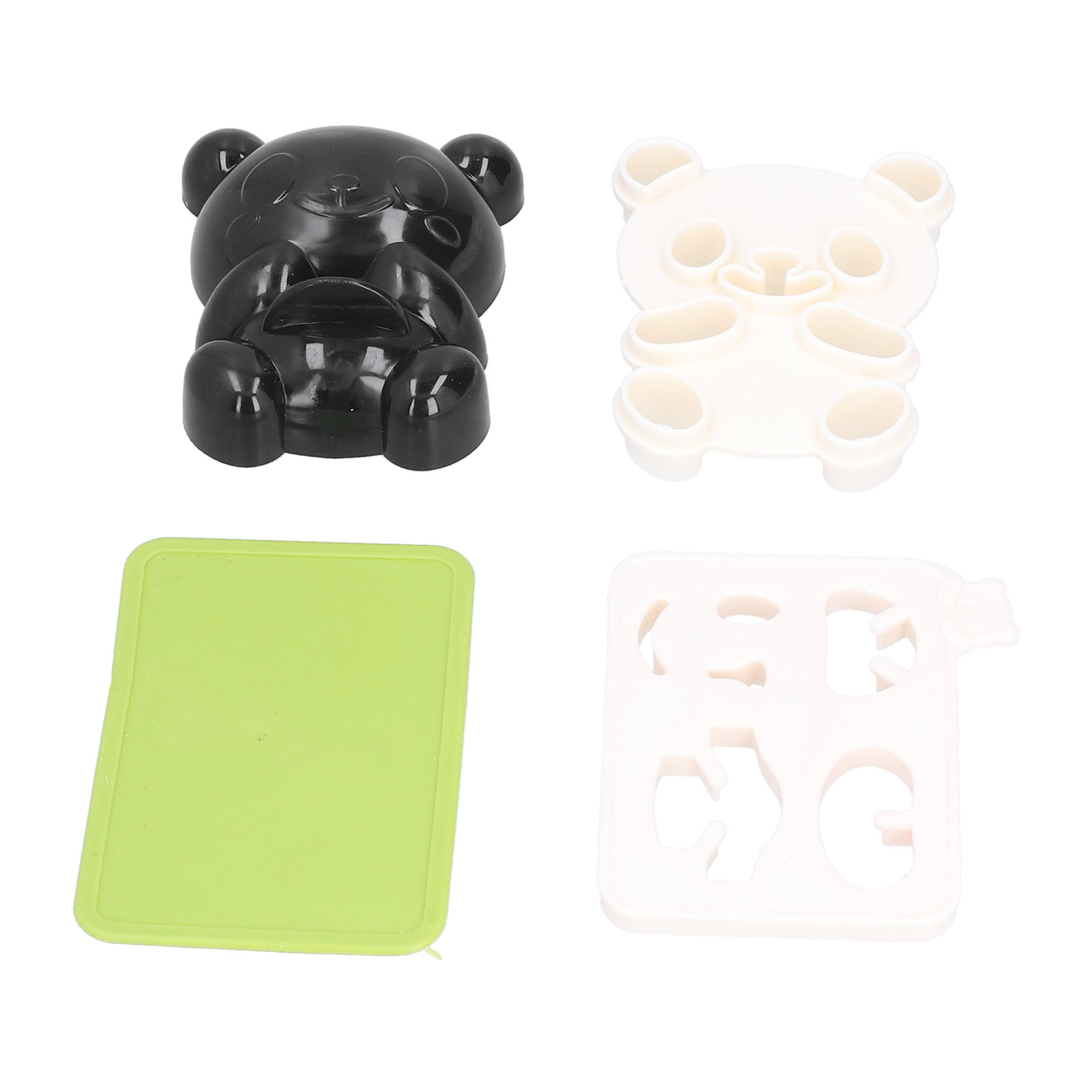 Niedliche Und Einfach Selbstgemachte Panda-reisballform Aus Lebensmittelechtem Silikon Für Kekse Und Onigiri, Ideal Für Die Heimische Küche Und Restaurants.