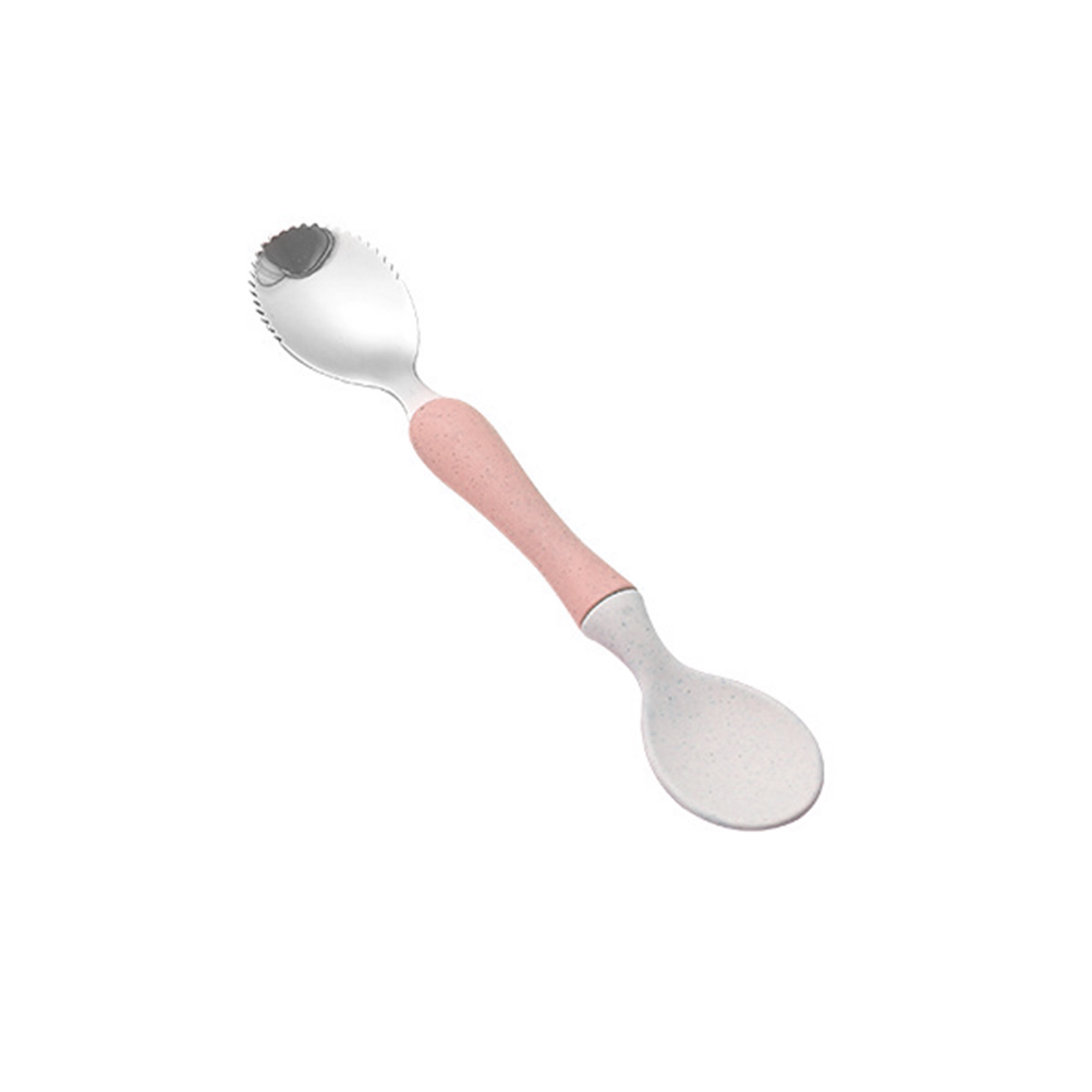 Doppelseitige Babylöffel, Kinder-fruchtpüreelöffel, Obstschaberlöffel