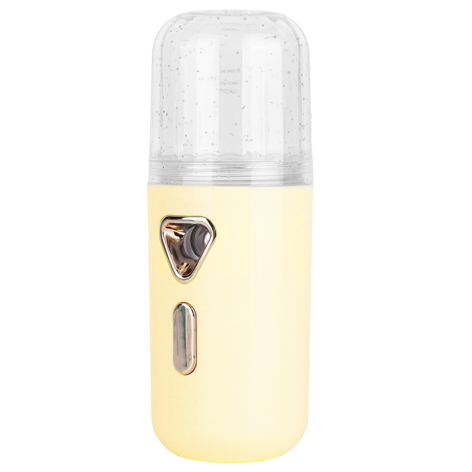 Mini-gesichtsbefeuchter, Tragbar, 30 Ml, Nano-zerstäubung, Usb-aufladbar, Gesichtsspray, Gelb