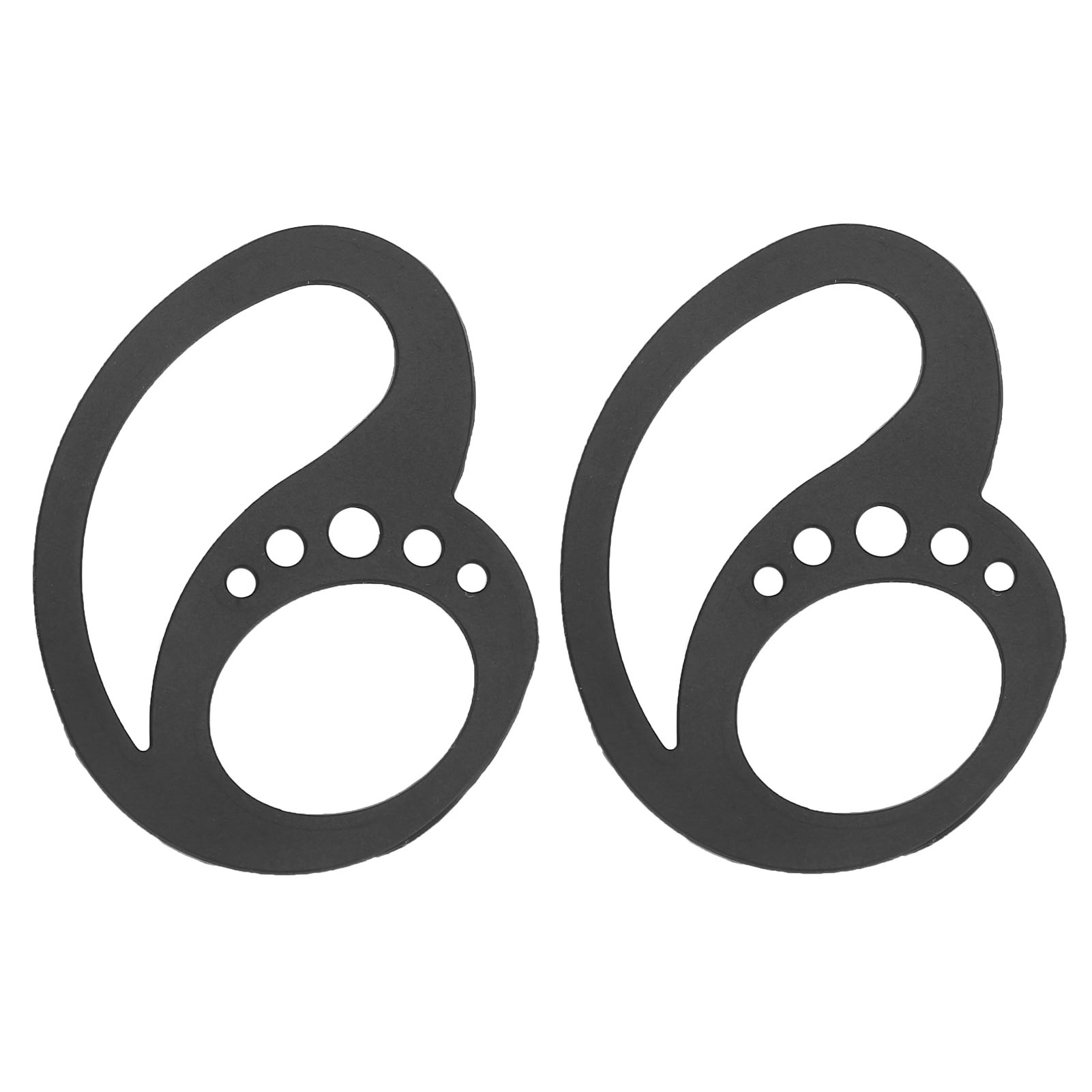 1 Paar Ohrhaken Mit Anti-drop-funktion, Rutschfeste Befestigungsclips Für Bluetooth-kopfhörer, Schwarz