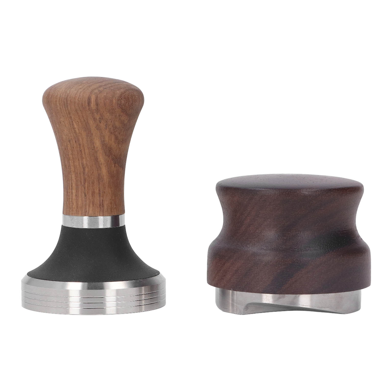 Kaffeepresse Aus Edelstahl, Hammer Und Messlöffel Mit Holzgriff Für Kaffee, 58 Mm