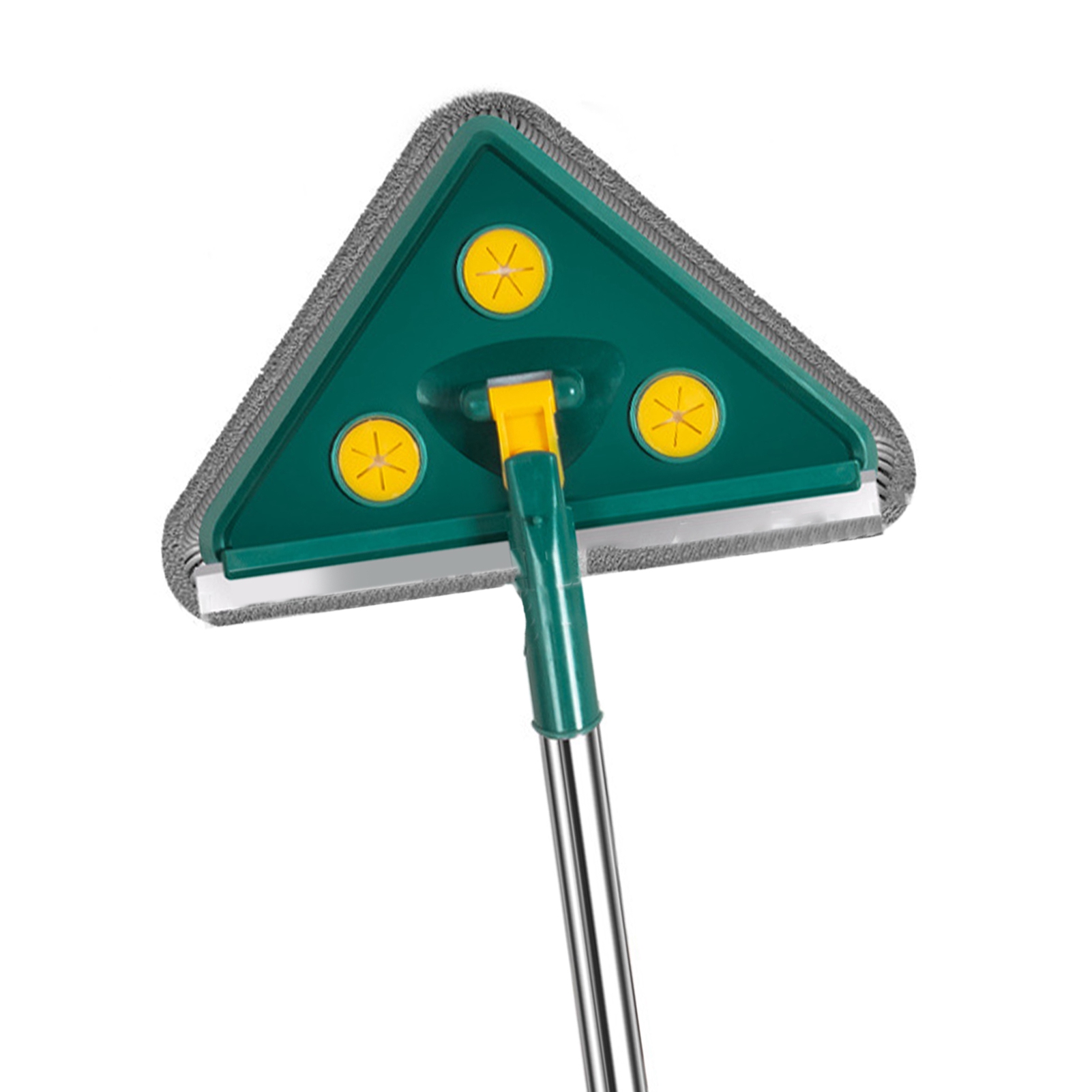 Wandbesen Mit Langem Stiel, Abnehmbarer Dreieckiger Besen, Effektiv Zur Reinigung Gestrichener Wände Und Decken