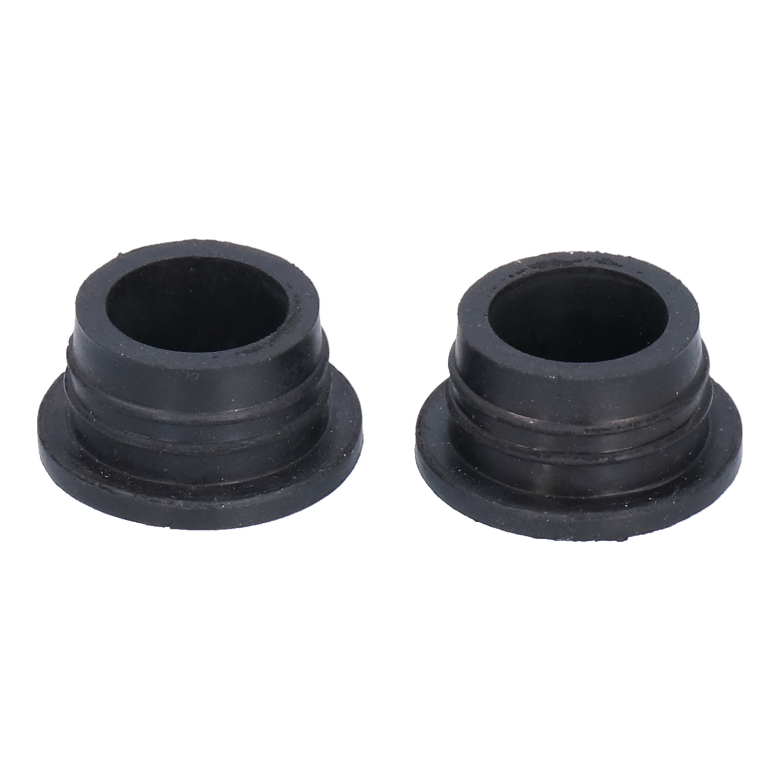 Set Mit 2 Schwarzen Gummi-sicherheitsprotektoren Für Schwimmbadleitern.