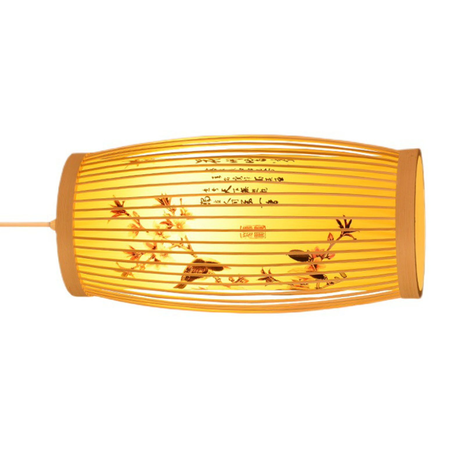 Retro-hängeleuchte/kronleuchter Aus Gewebtem Rattan Im Chinesisch-japanischen Stil Für Zuhause Oder Restaurant
