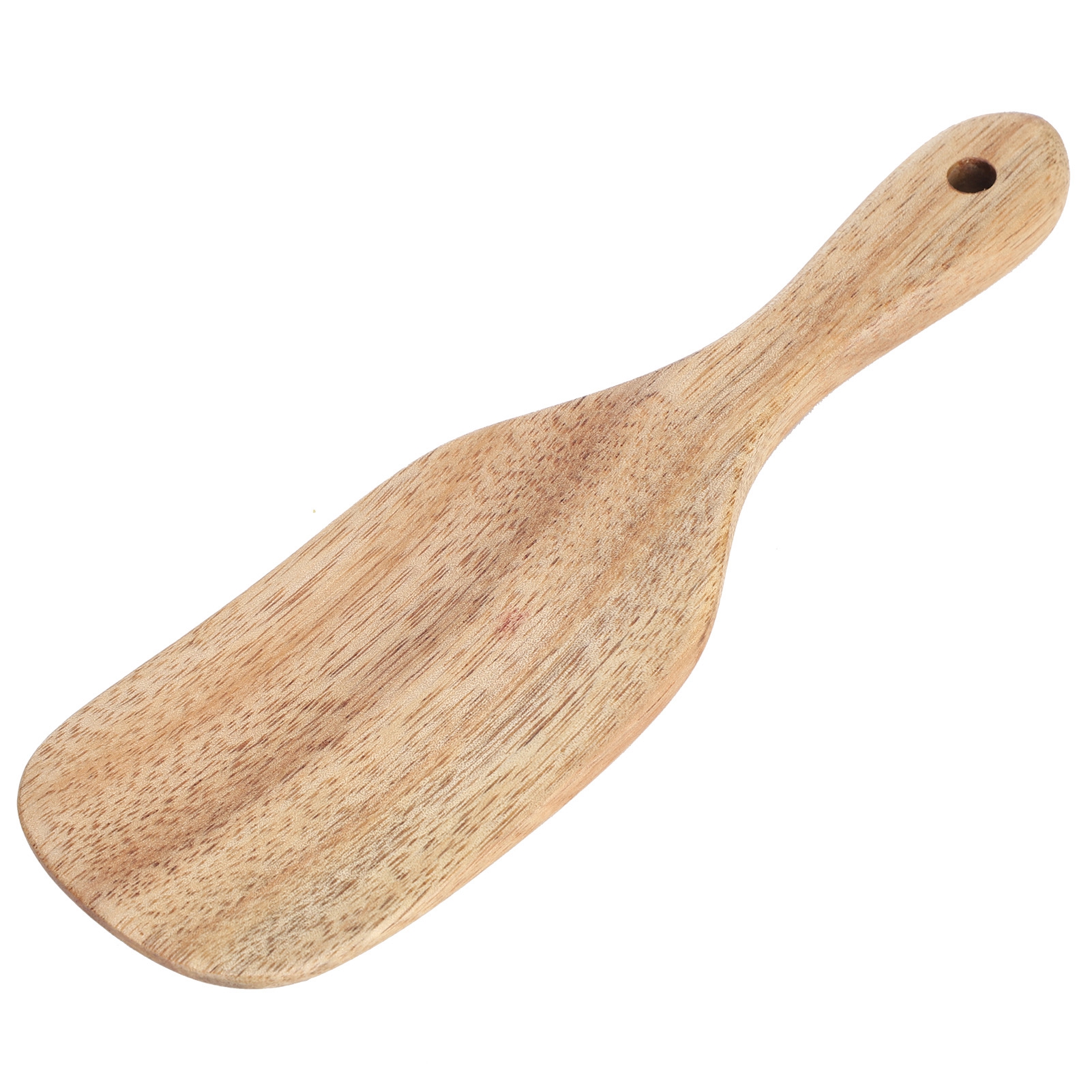 Flacher Teakholzspatel, Lebensmittelechter Küchenspatel Aus Holz Für Die Heimische Küche (20,5 X 6 Cm)