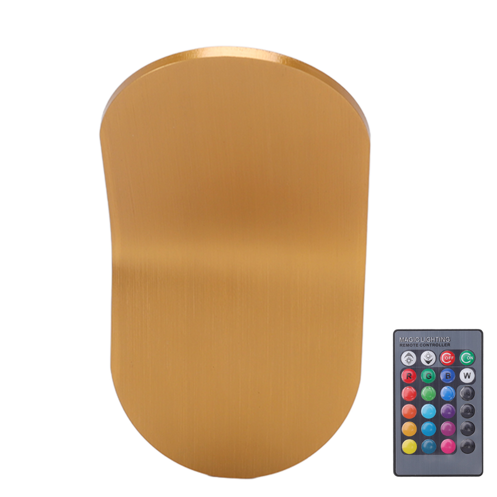 Aluminium-led-wandleuchte, Schlankes Design, Warmes Rgb-licht, Fernbedienung, Modernes Design, Ideal Für Büro, Schlafzimmer Oder Küche.