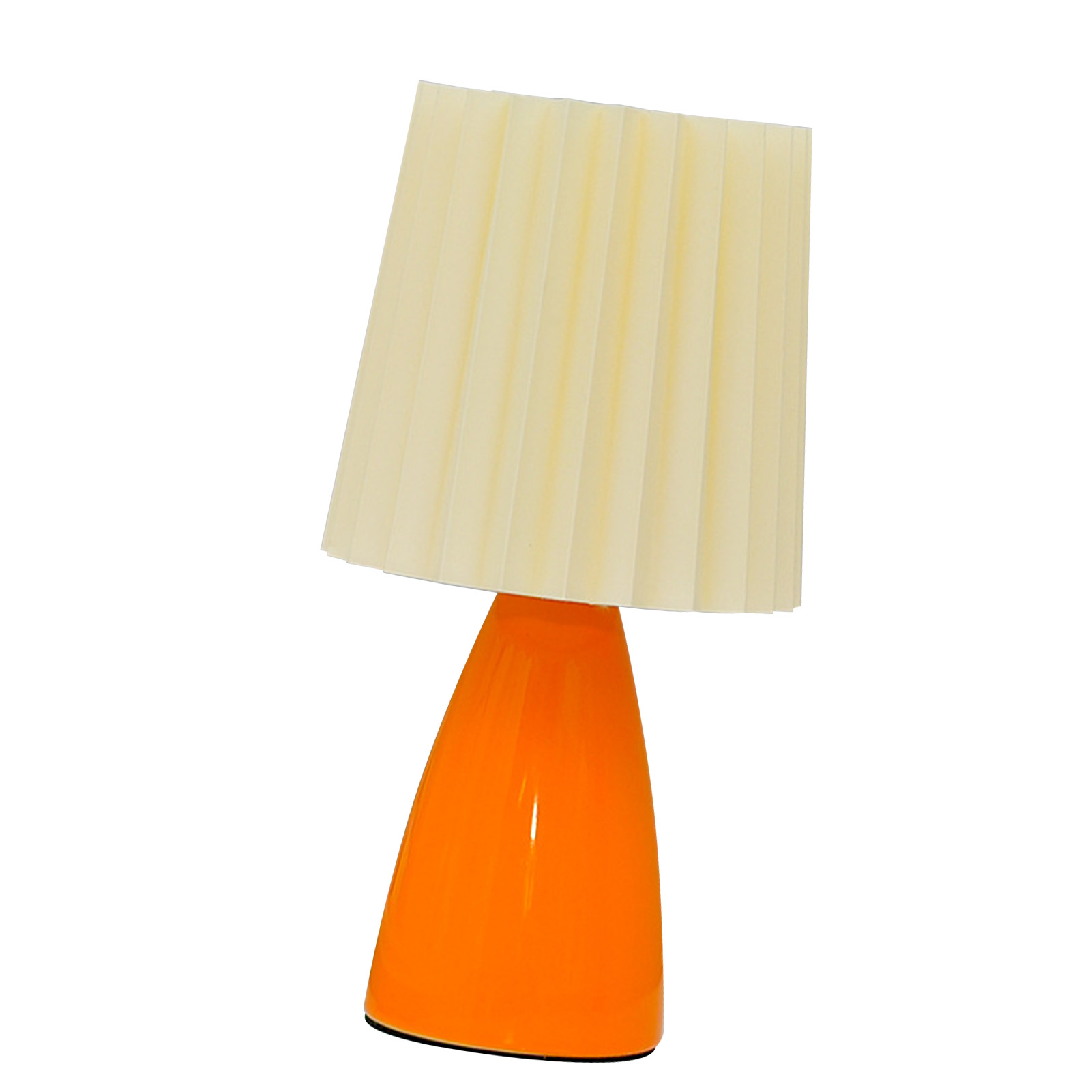 Dreifarbige, Plissierte Tischleuchte, Dimmbar, Moderner, Plissierter, Fassförmiger Keramiklampenschirm, Ideal Für Schlafzimmer Oder Büro.